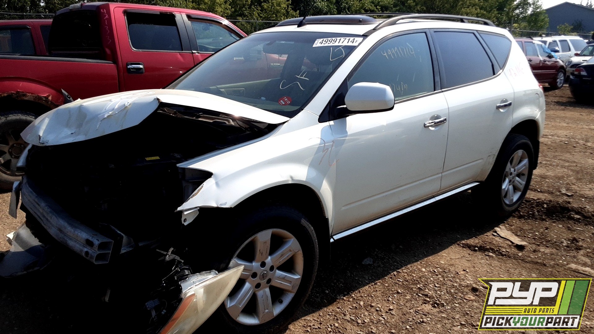 2007 NISSAN MURANO partes disponibles