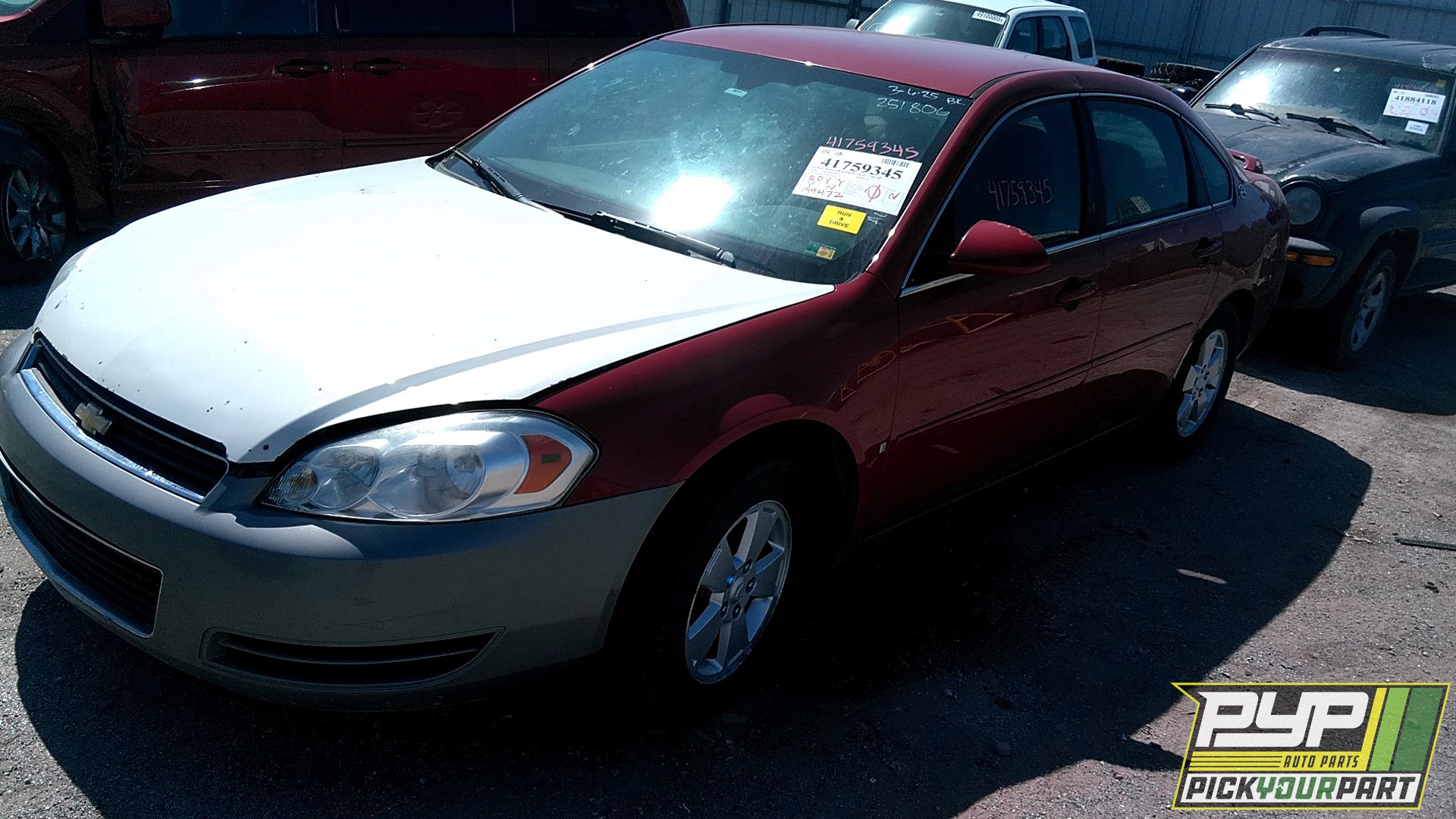 2008 CHEVROLET IMPALA partes disponibles
