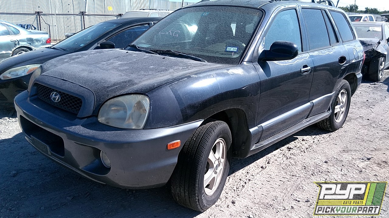 2004 HYUNDAI SANTA FE partes disponibles