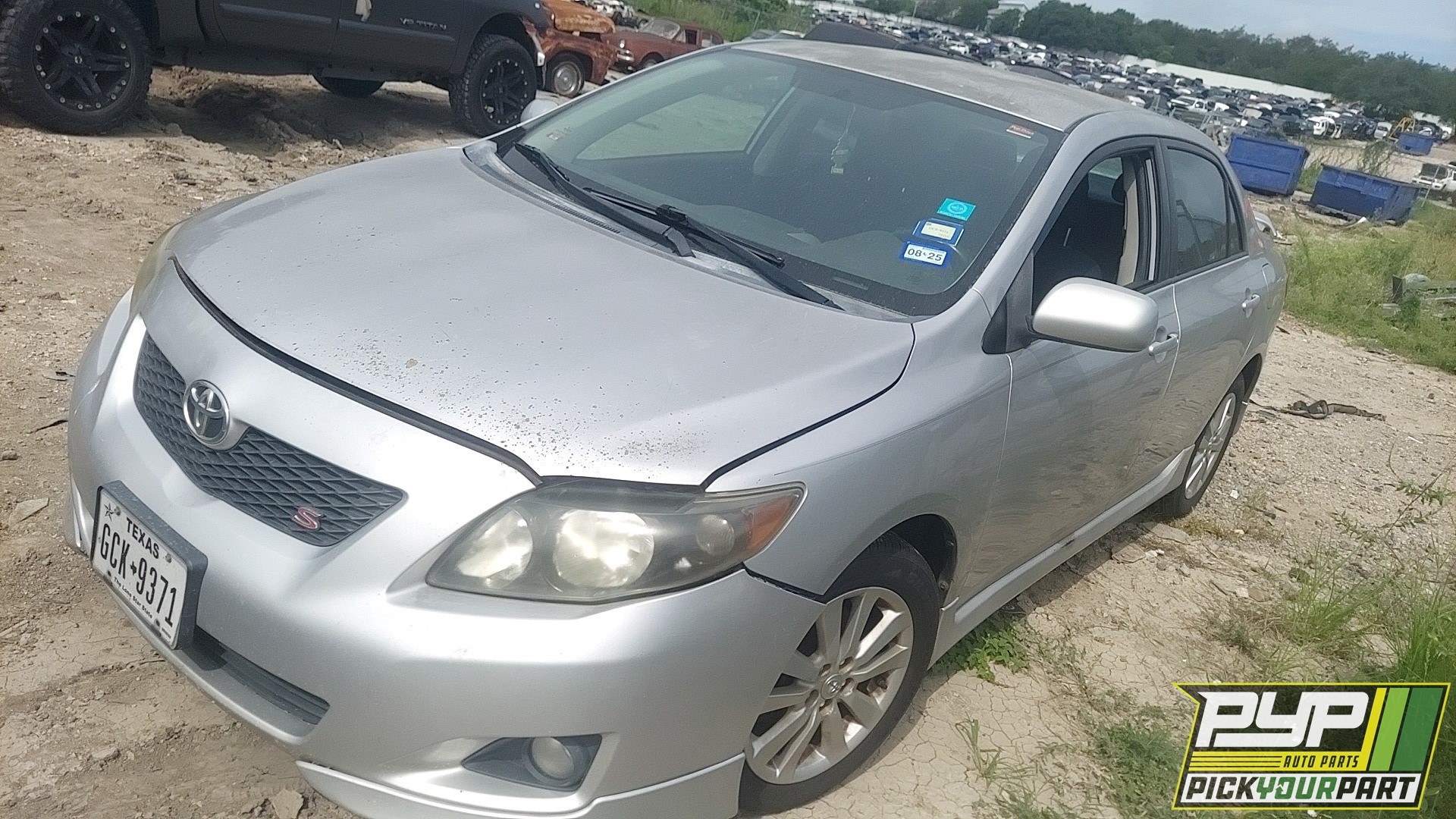 2009 TOYOTA COROLLA partes disponibles