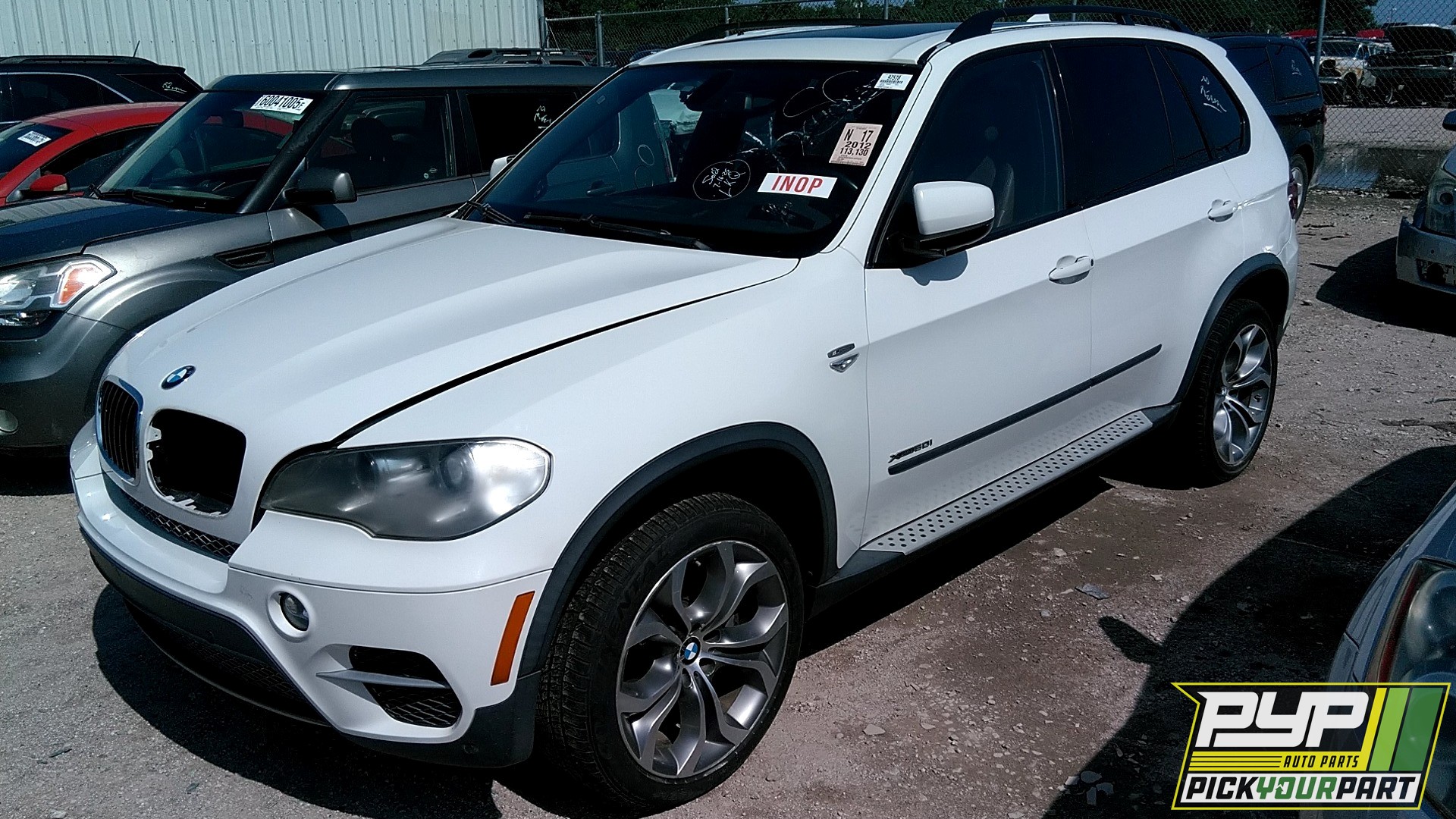 2012 BMW X5 partes disponibles