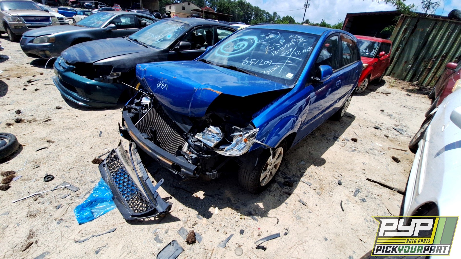 2010 KIA RIO5 partes disponibles