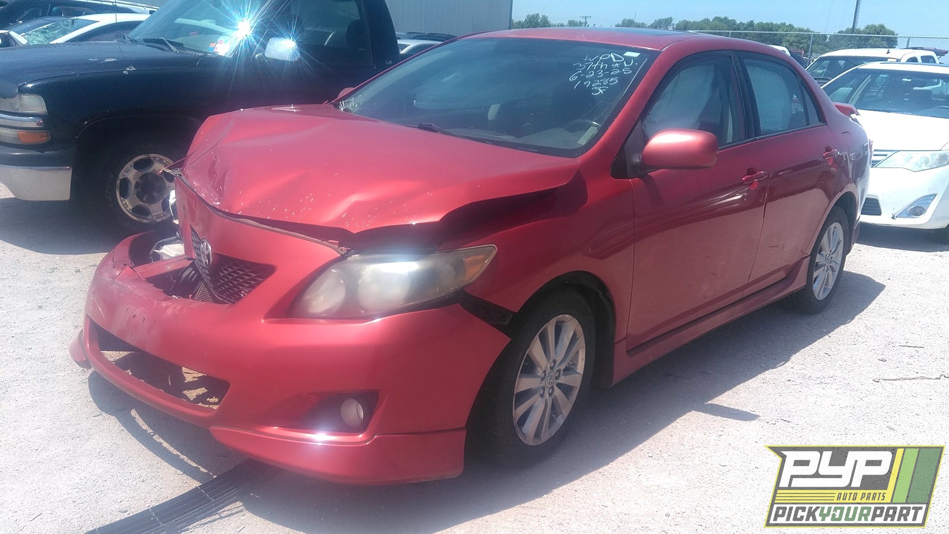 2010 TOYOTA COROLLA partes disponibles
