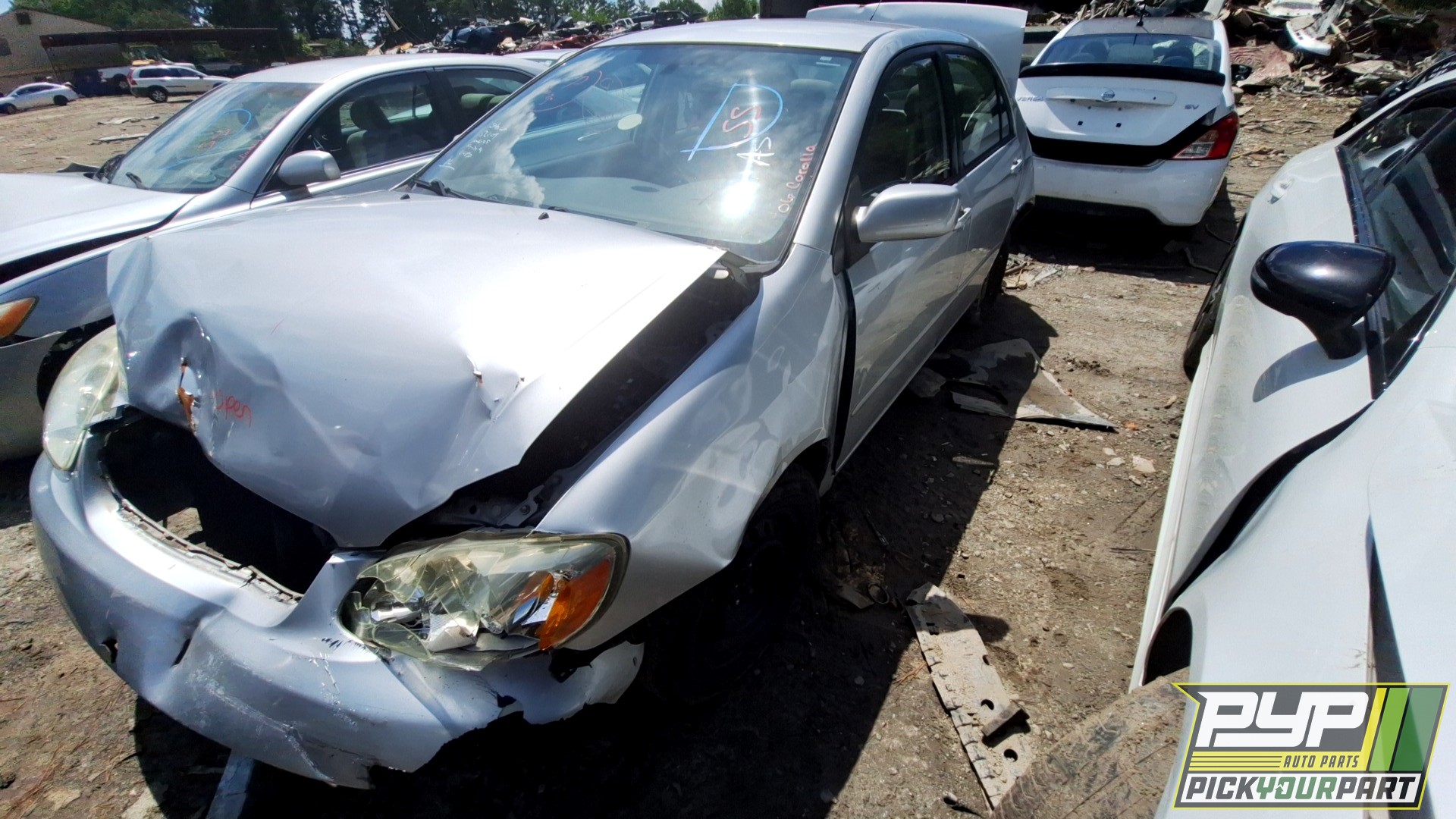 2006 TOYOTA COROLLA partes disponibles
