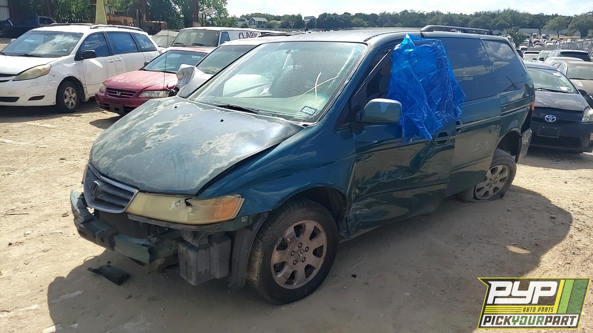 2002 HONDA ODYSSEY partes disponibles