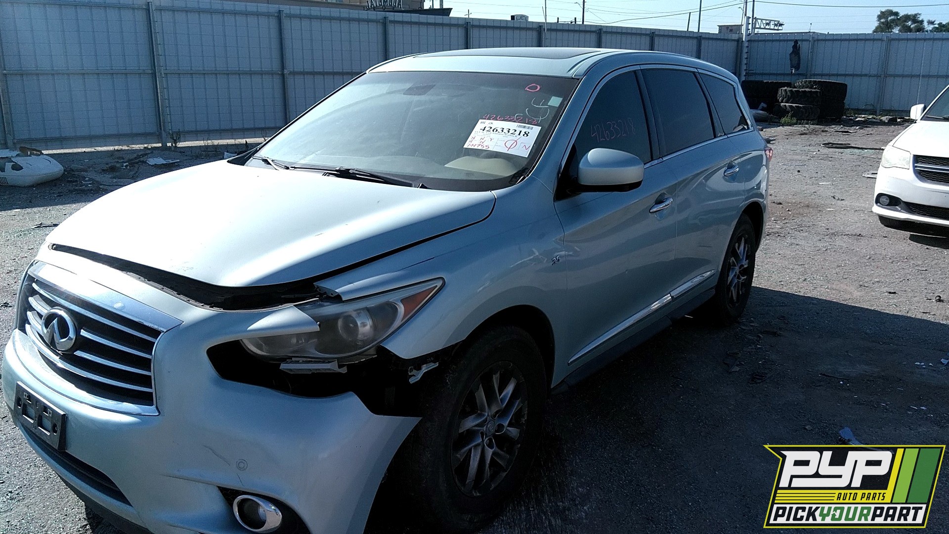 2014 INFINITI QX60 partes disponibles