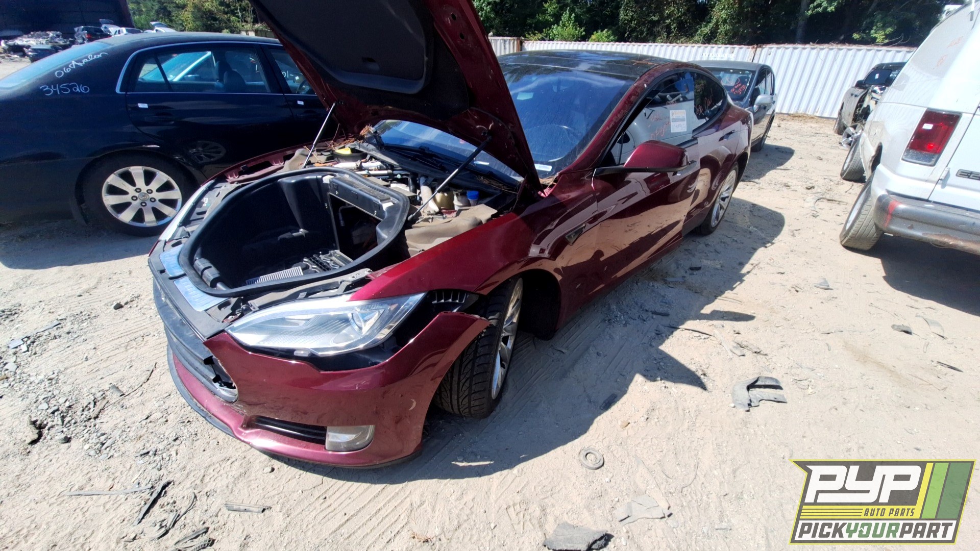 2012 TESLA S partes disponibles