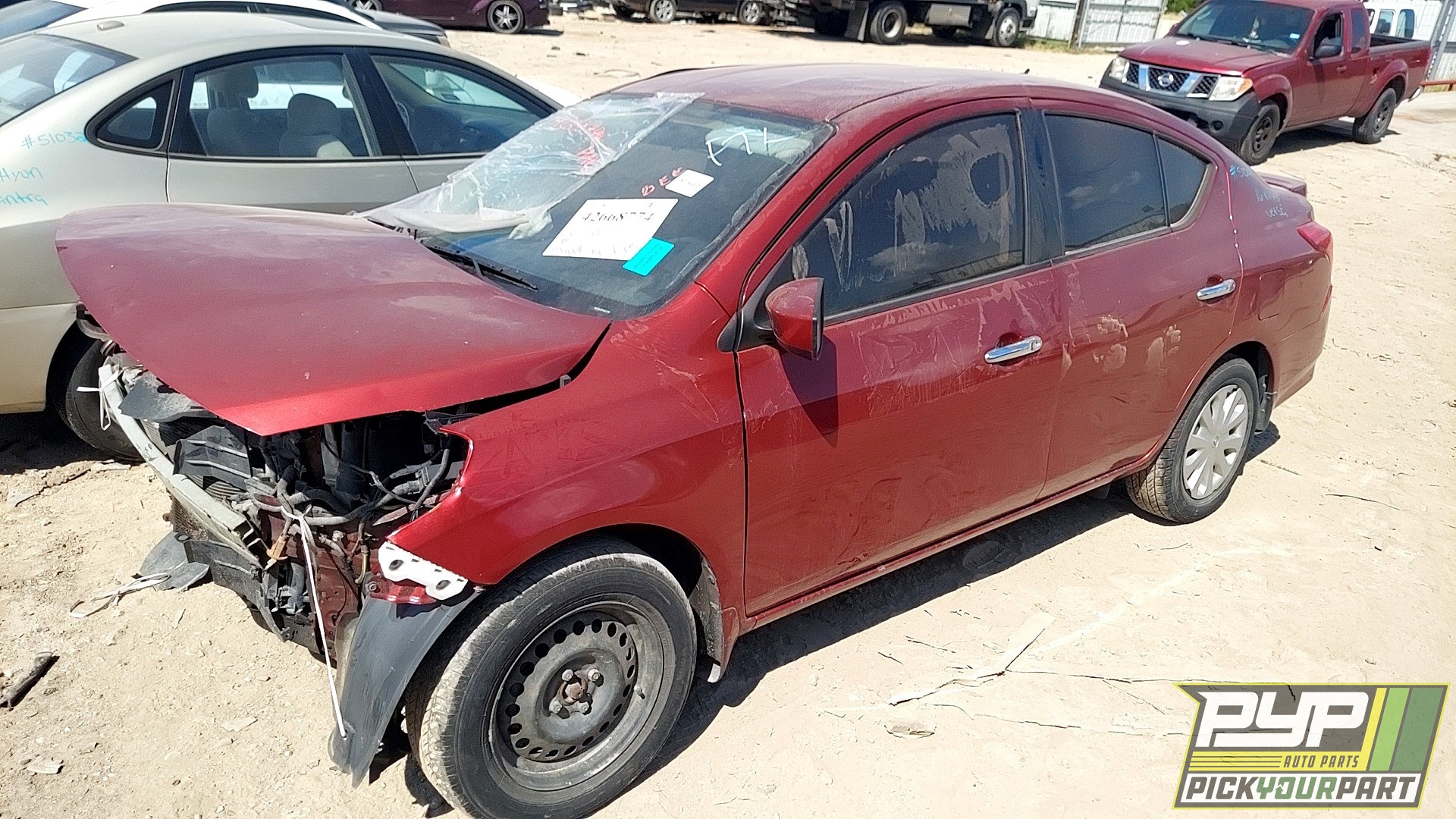 2016 NISSAN VERSA partes disponibles