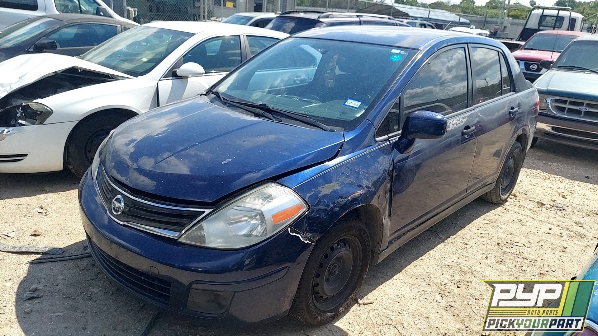 2011 NISSAN VERSA partes disponibles