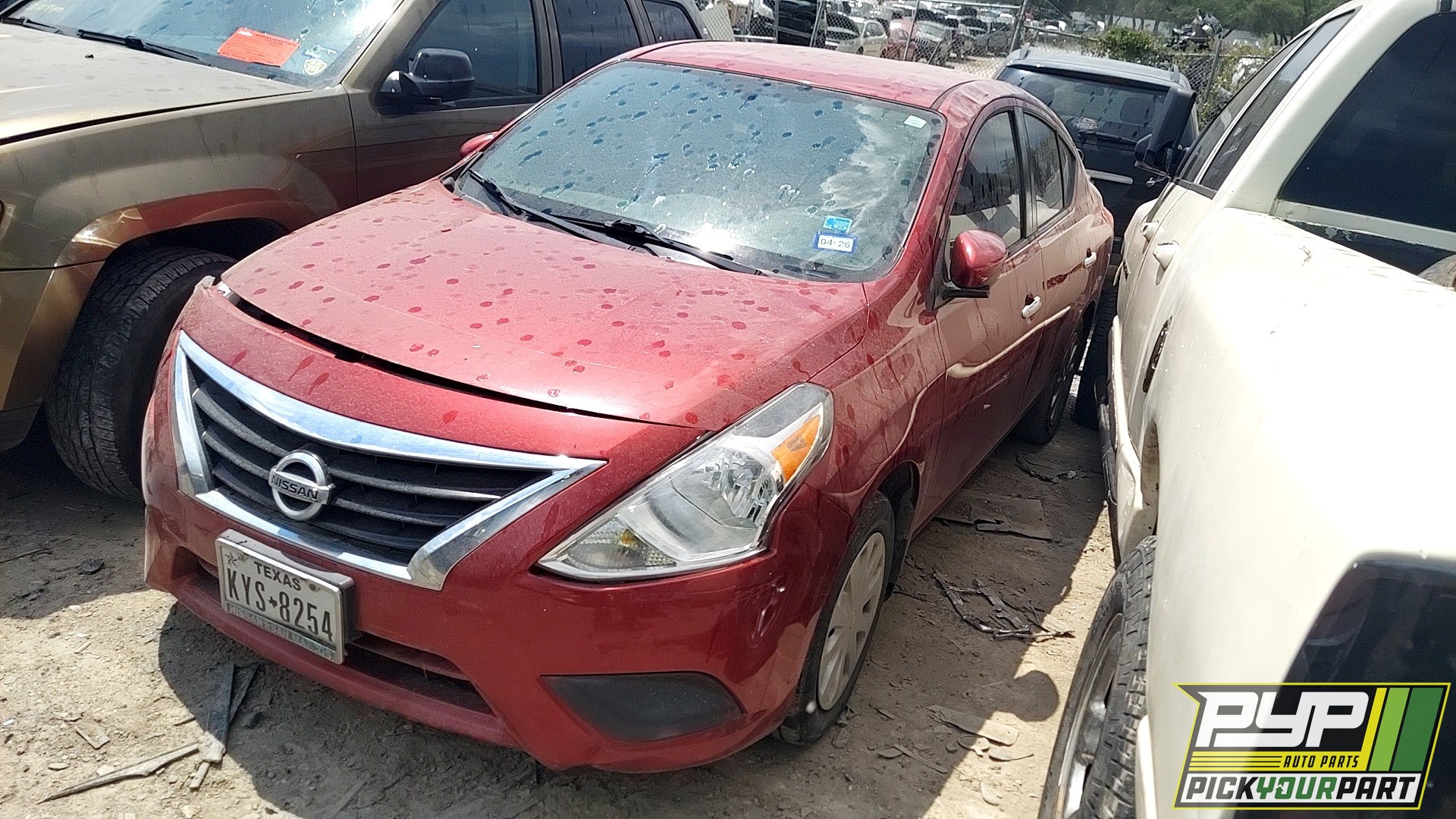 2018 NISSAN VERSA partes disponibles