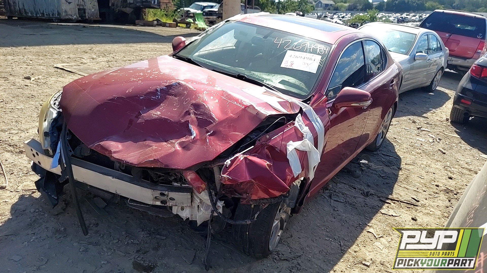 2010 LEXUS IS 250 partes disponibles