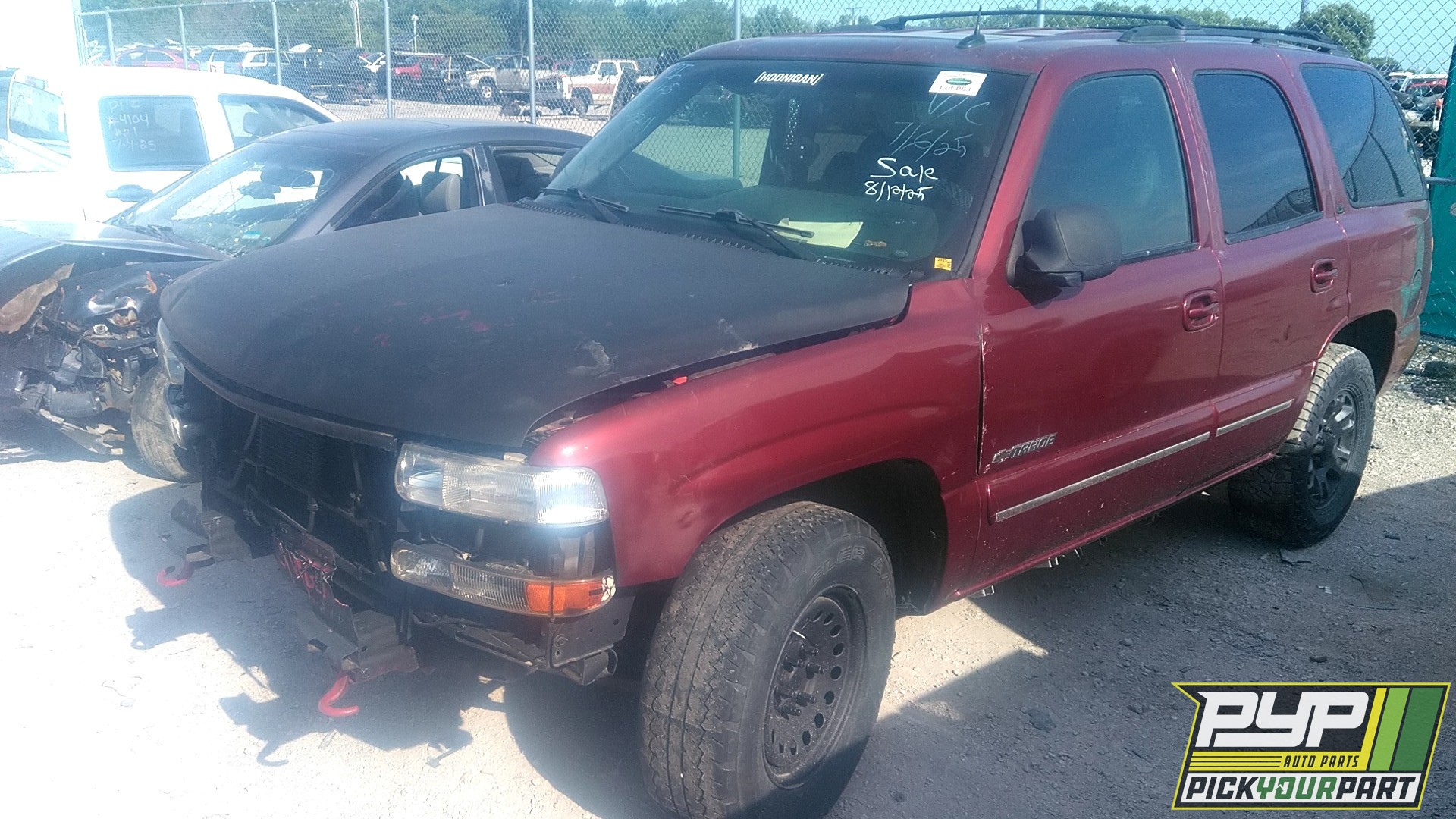 2002 CHEVROLET TAHOE available for parts
