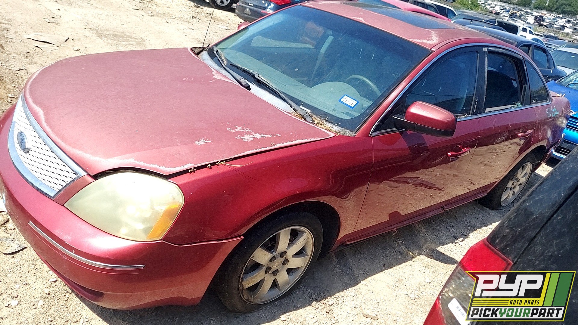 2007 FORD FIVE HUNDRED partes disponibles