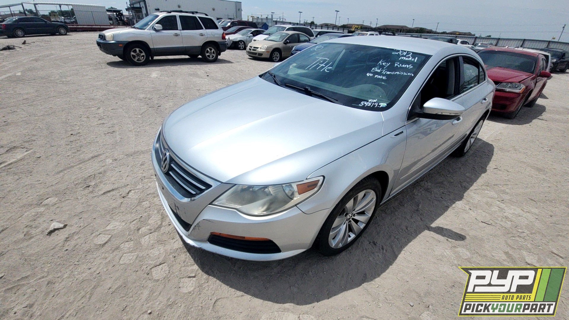 2012 VOLKSWAGEN CC partes disponibles