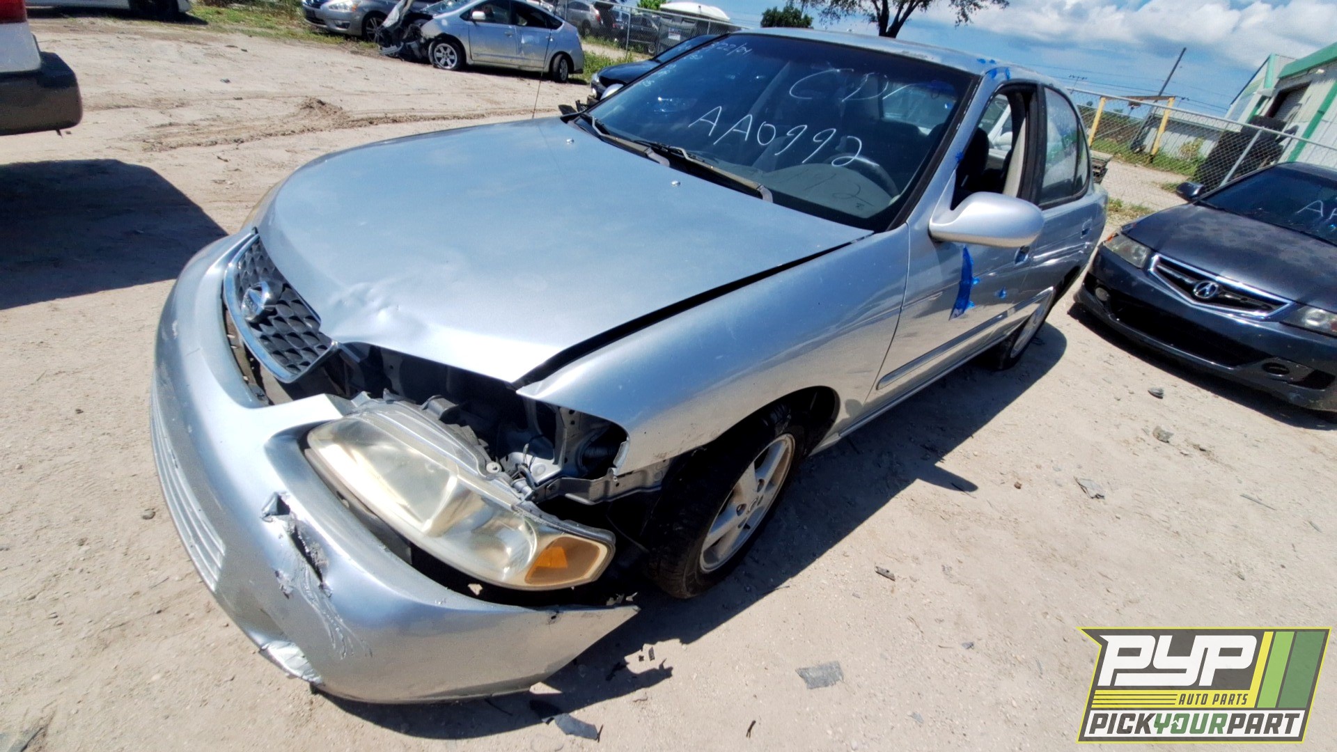 2002 NISSAN SENTRA partes disponibles