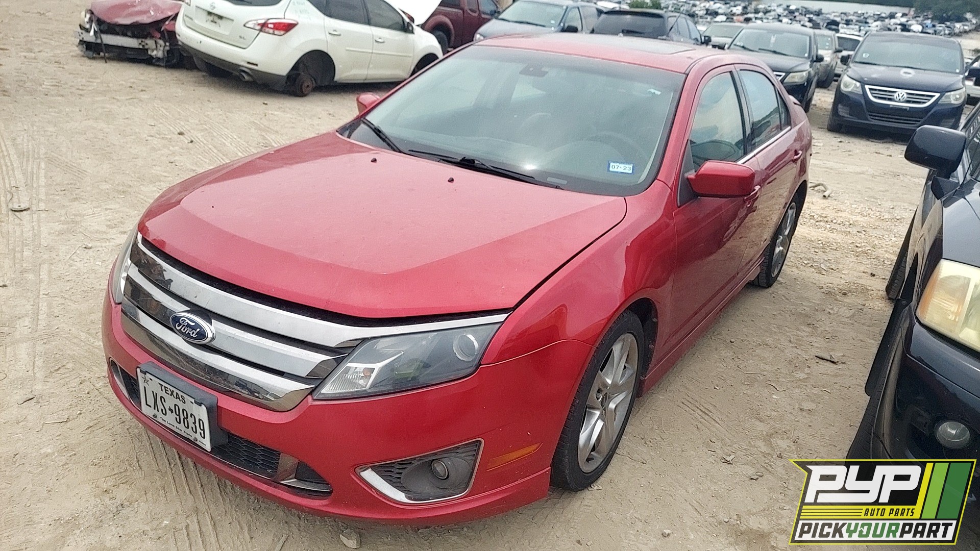 2012 FORD FUSION partes disponibles