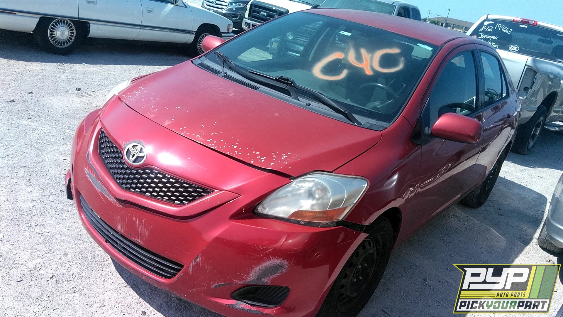 2010 TOYOTA YARIS partes disponibles