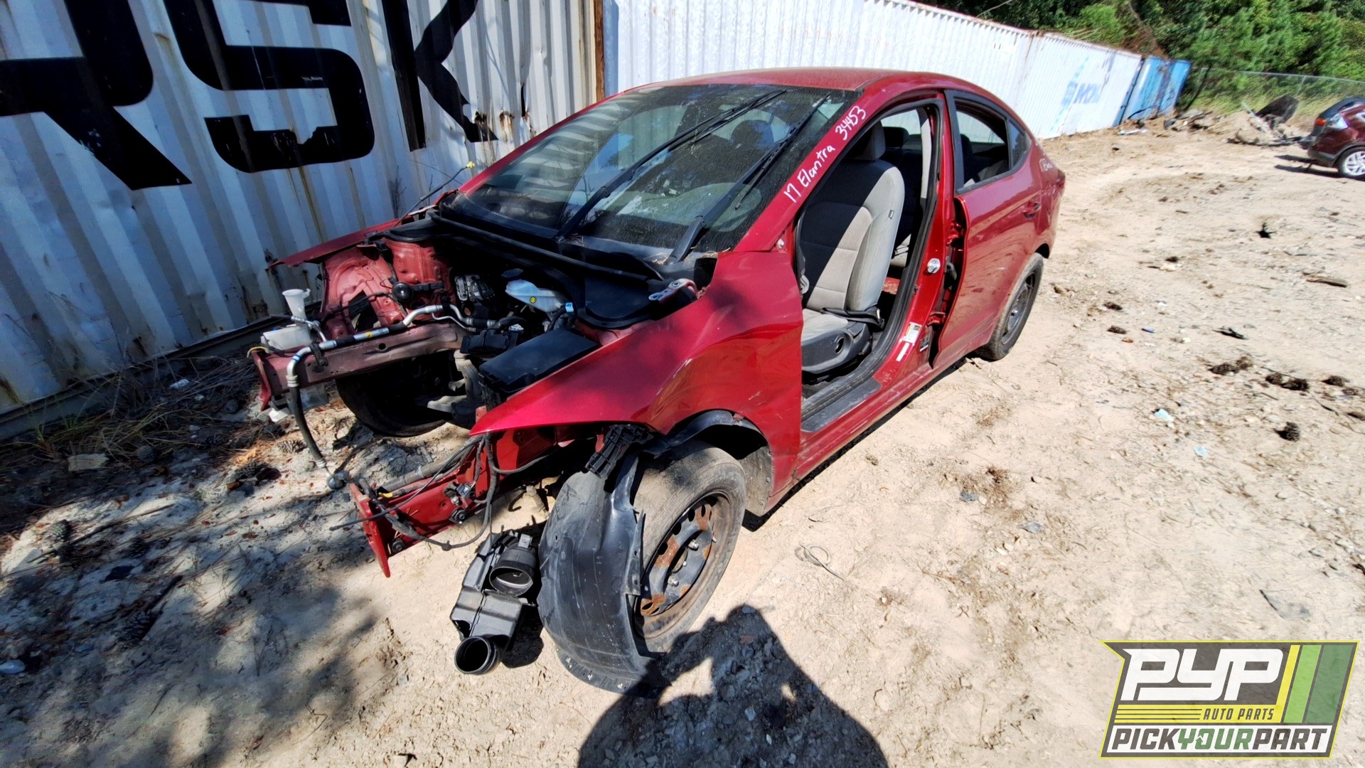 2017 HYUNDAI ELANTRA partes disponibles