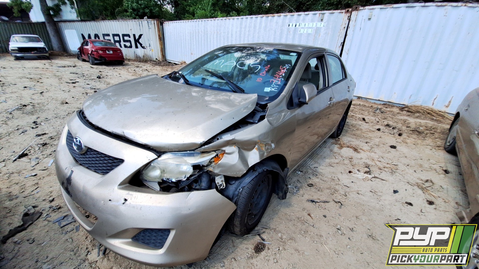 2010 TOYOTA COROLLA partes disponibles