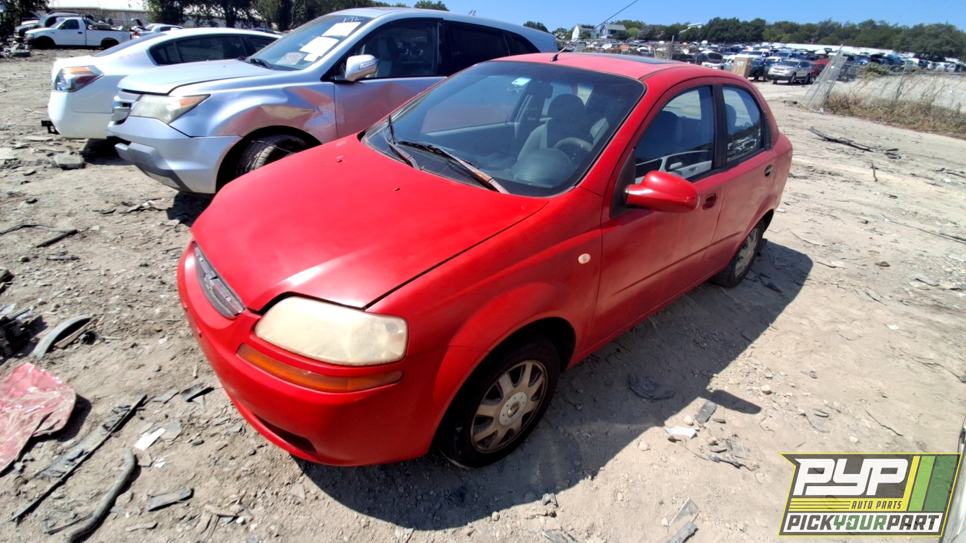 2005 CHEVROLET AVEO partes disponibles