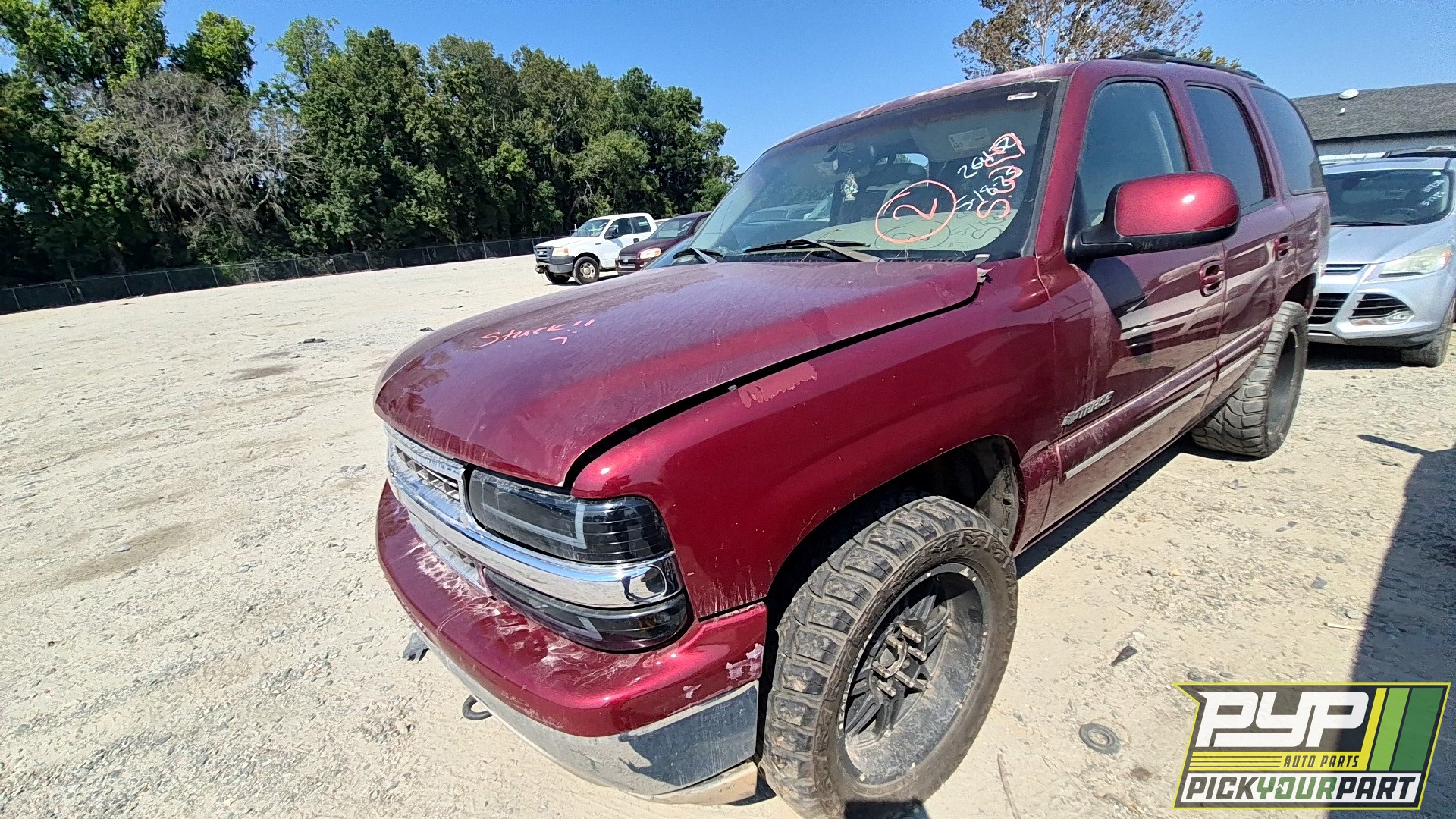 2002 CHEVROLET TAHOE partes disponibles