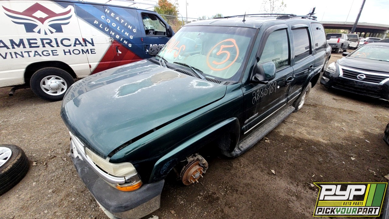 2002 CHEVROLET TAHOE partes disponibles