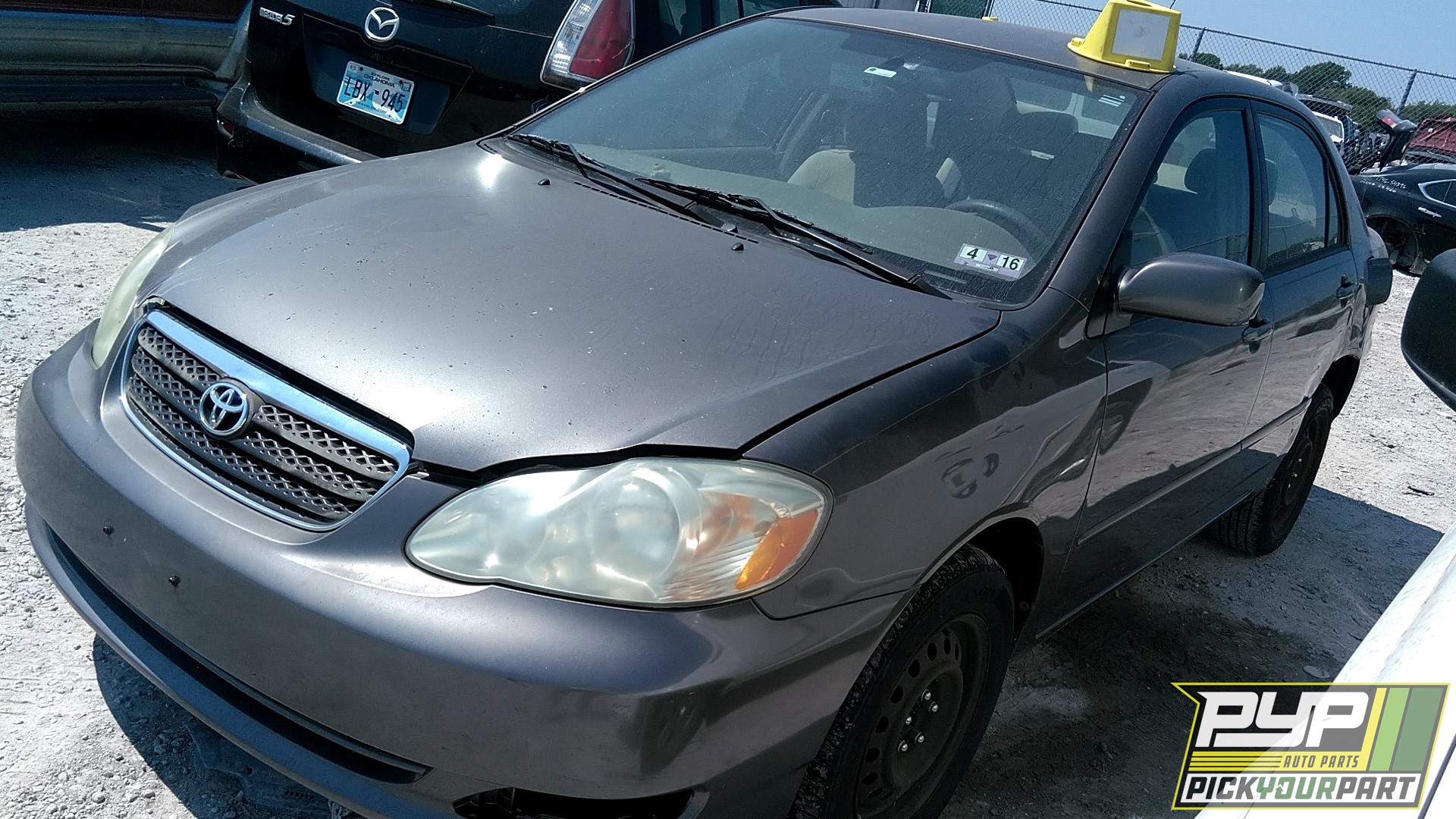2007 TOYOTA COROLLA partes disponibles