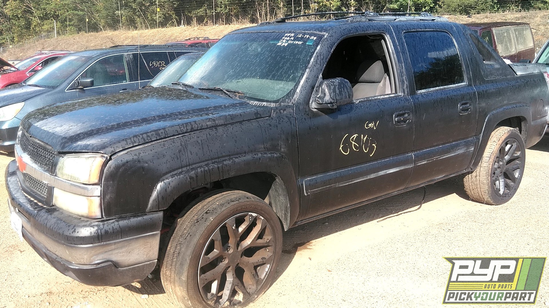 2003 CHEVROLET AVALANCHE 1500 partes disponibles