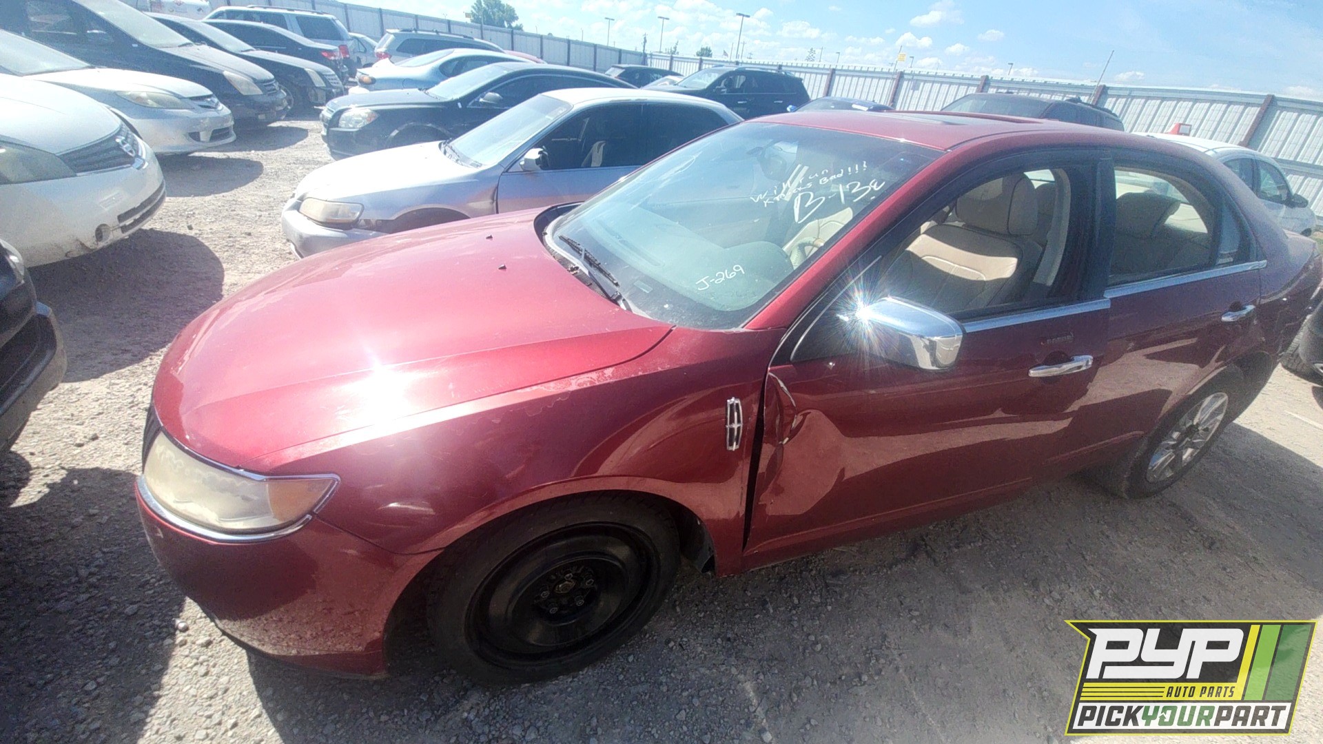 2010 LINCOLN MKZ partes disponibles