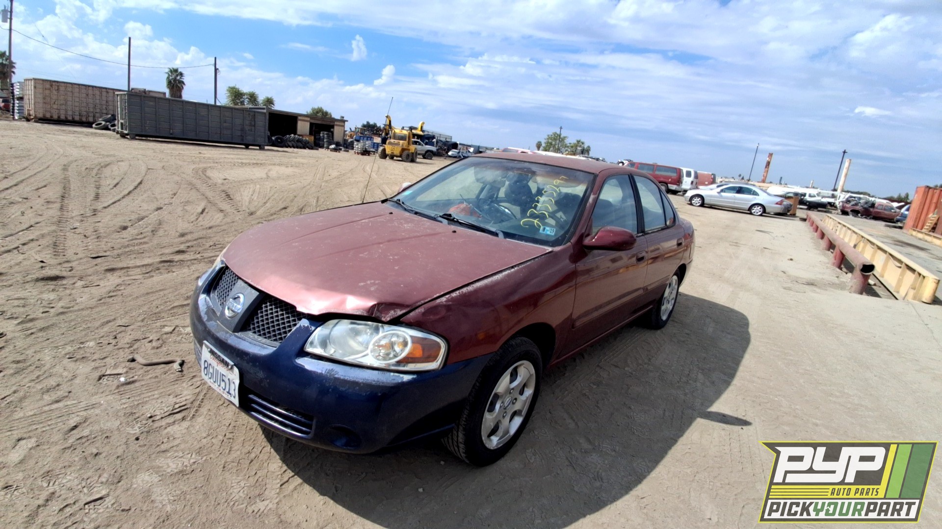 2004 NISSAN SENTRA partes disponibles