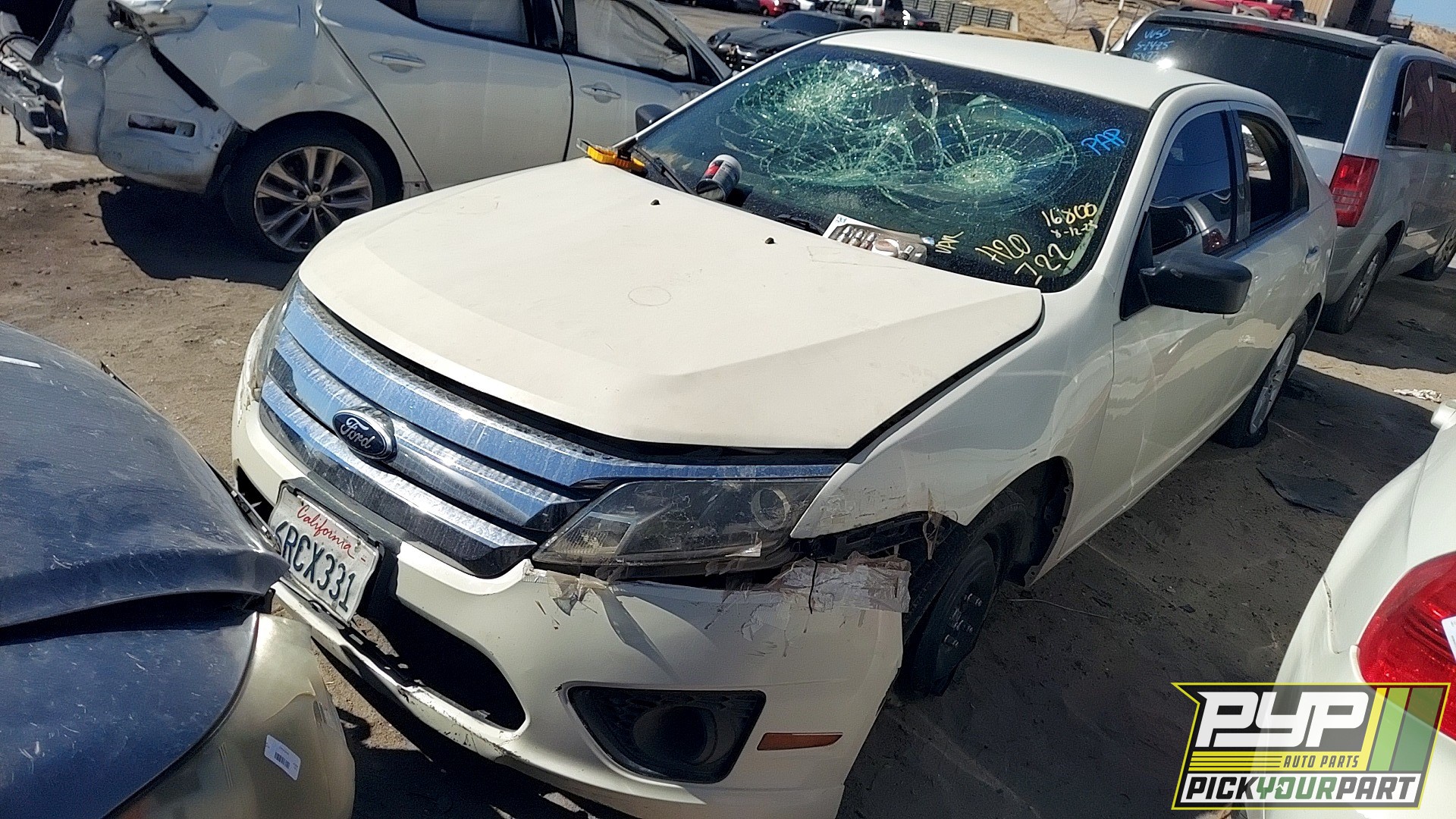 2011 FORD FUSION partes disponibles