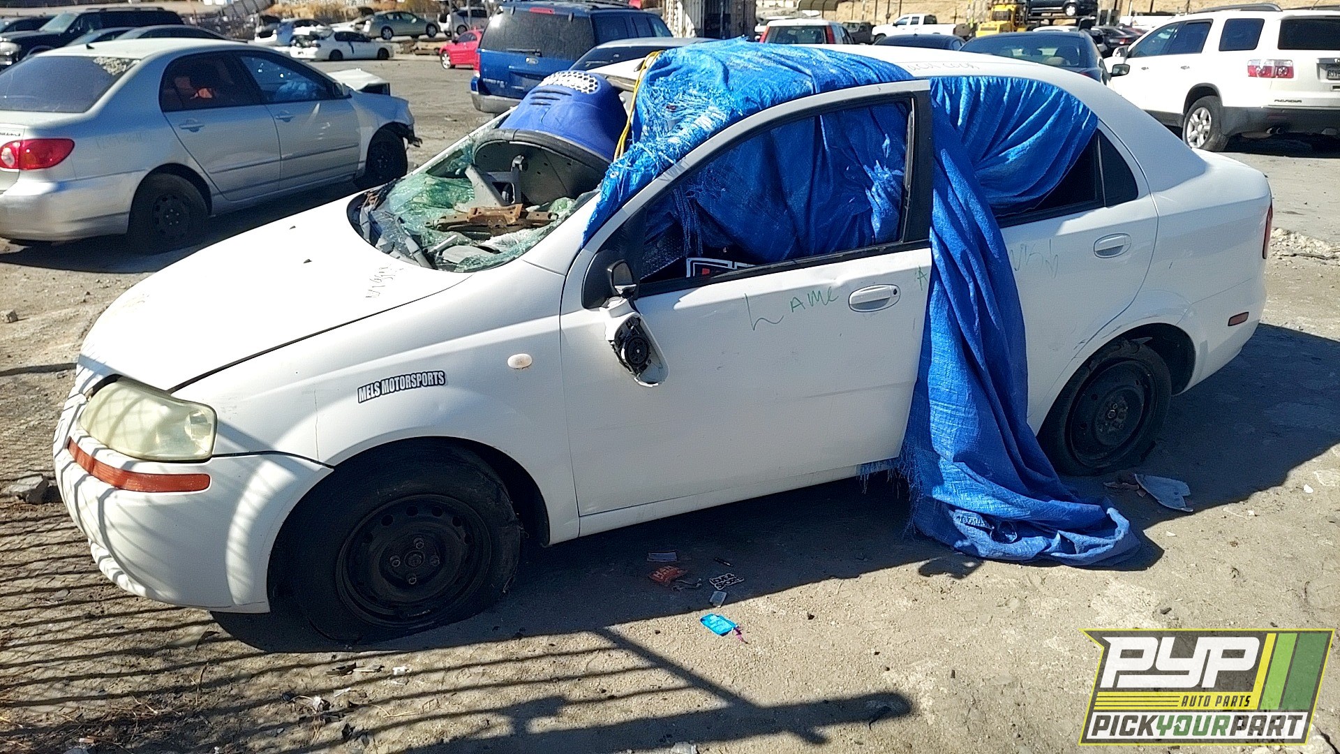 2005 CHEVROLET AVEO partes disponibles