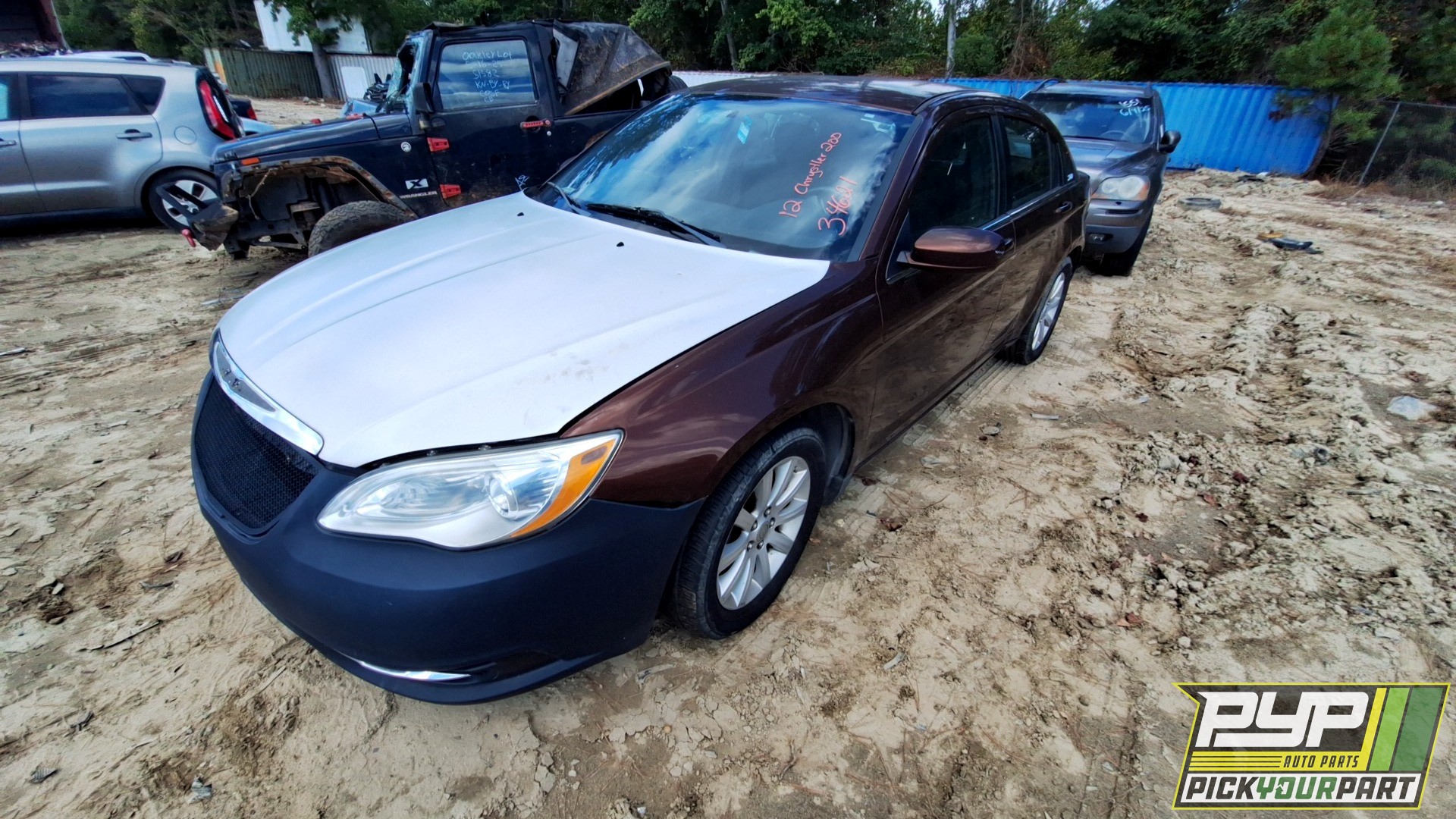 2012 CHRYSLER 200 partes disponibles