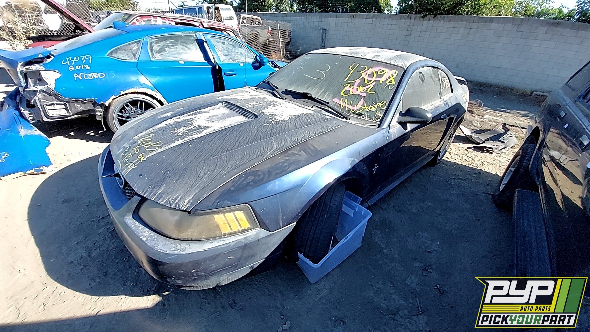 2002 FORD MUSTANG partes disponibles