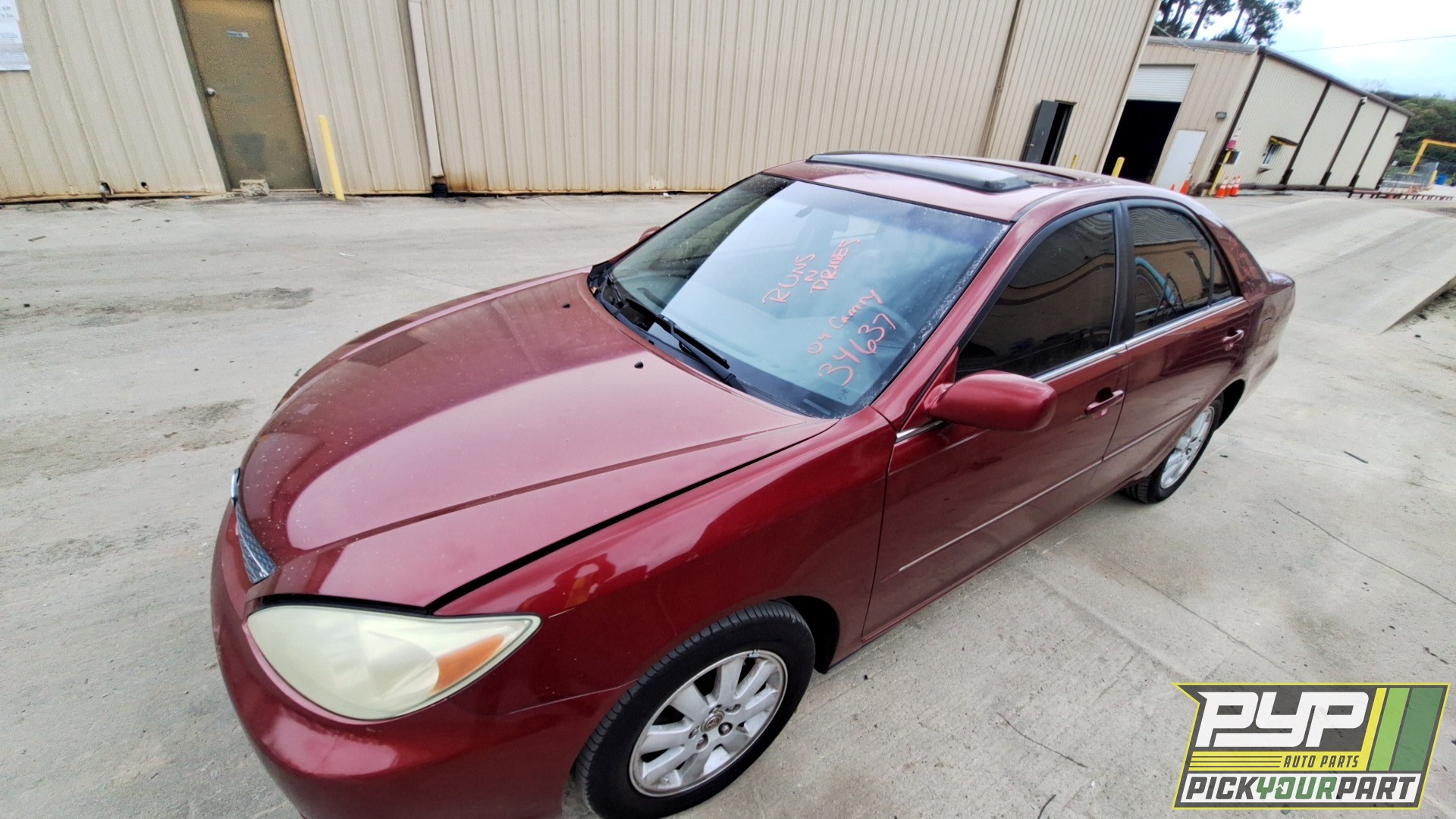 2004 TOYOTA CAMRY partes disponibles