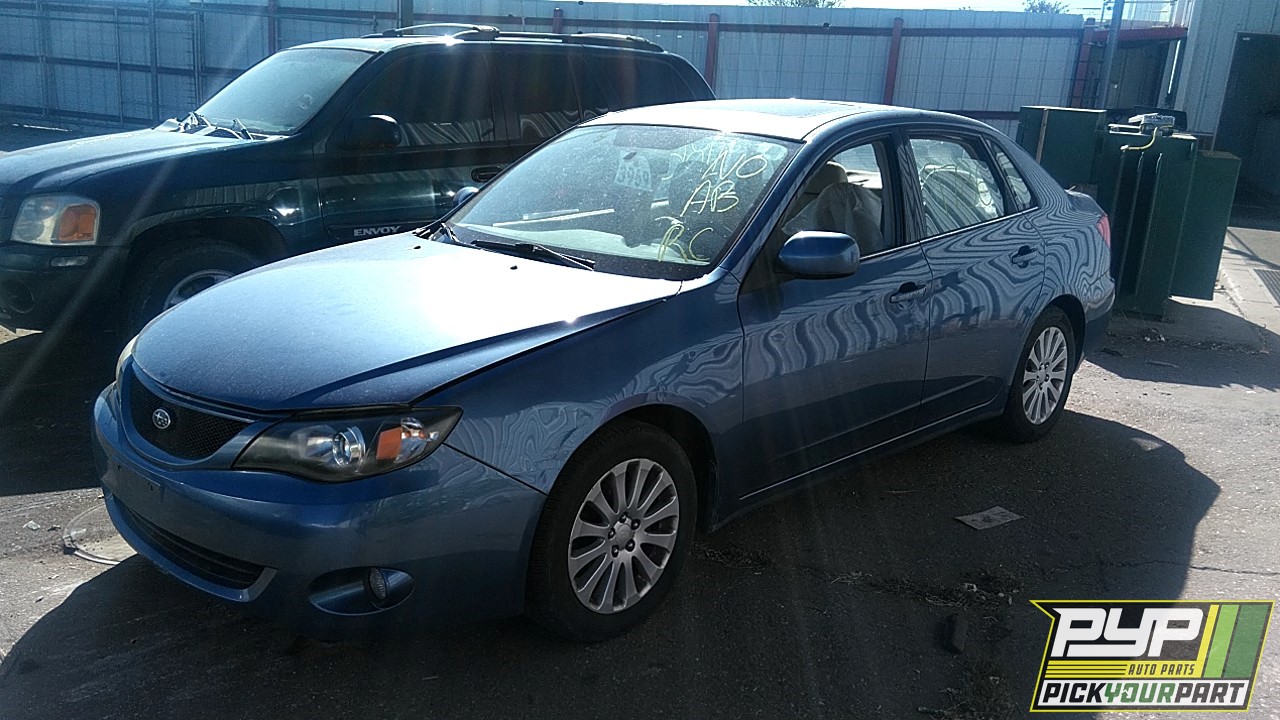 2009 SUBARU IMPREZA partes disponibles