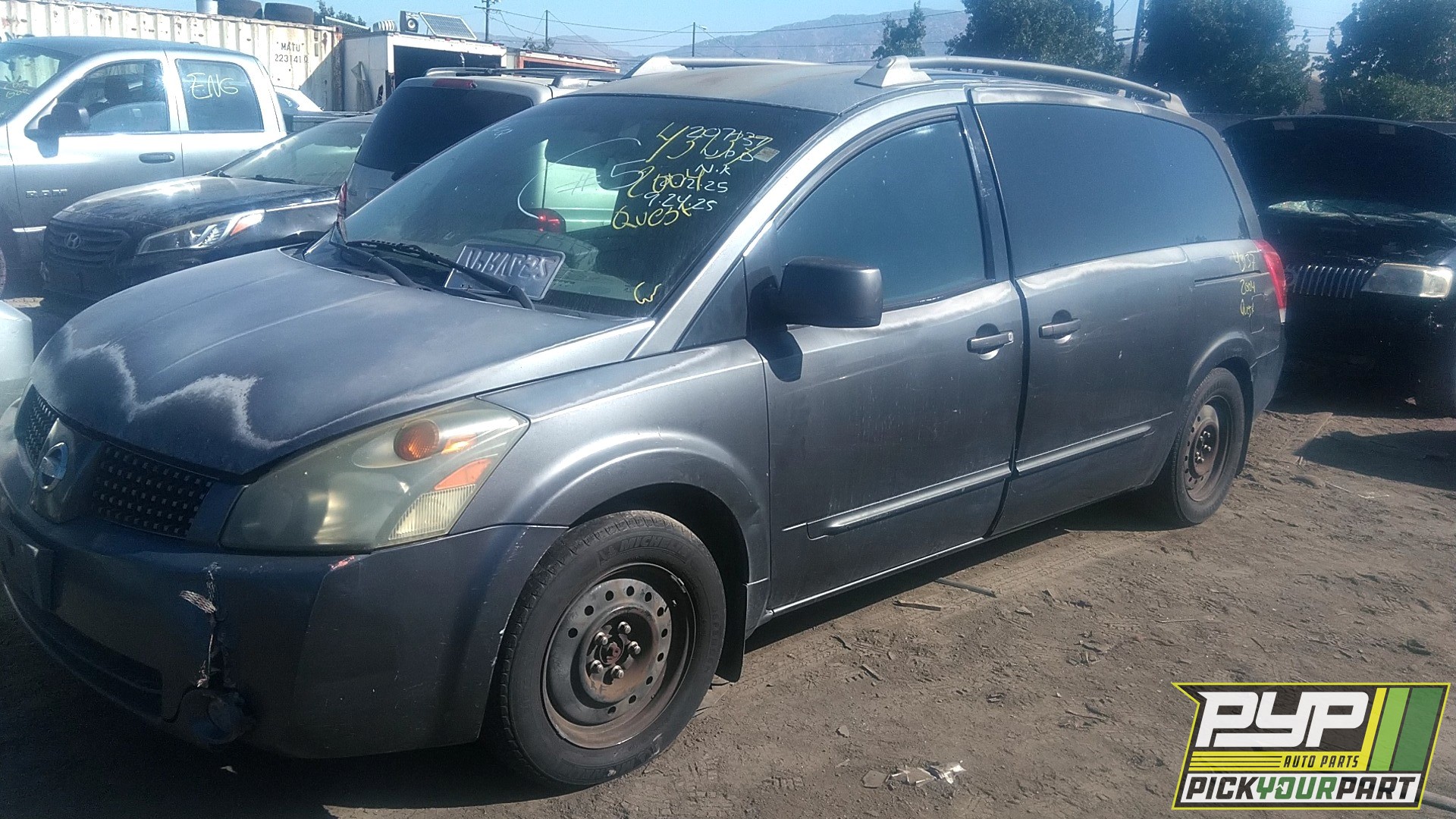 2004 NISSAN QUEST partes disponibles