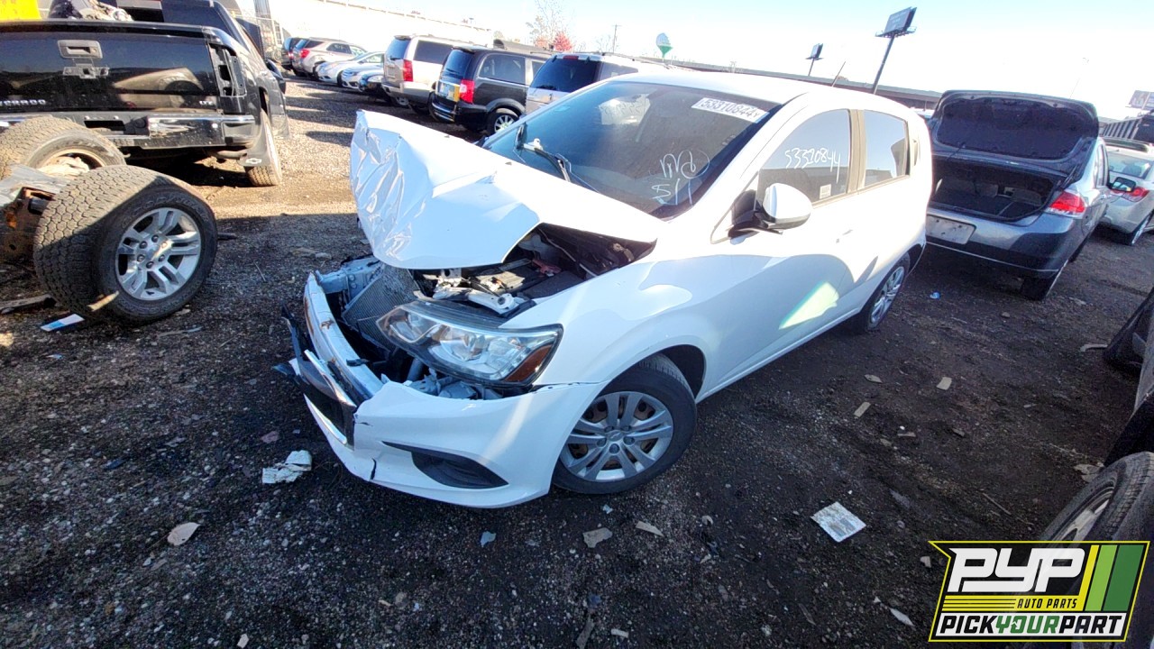 2017 CHEVROLET SONIC partes disponibles