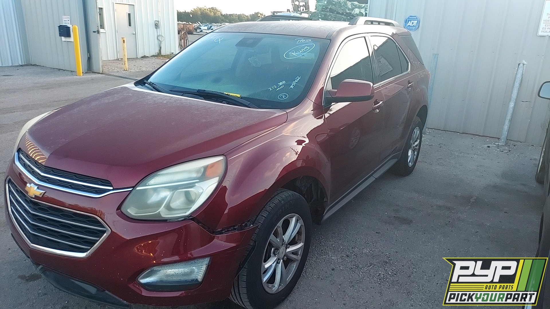 2016 CHEVROLET EQUINOX partes disponibles