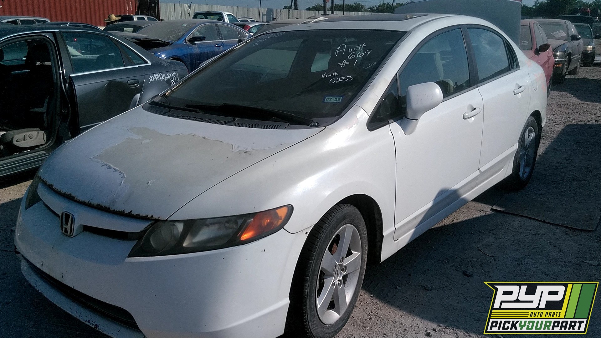 2007 HONDA CIVIC partes disponibles
