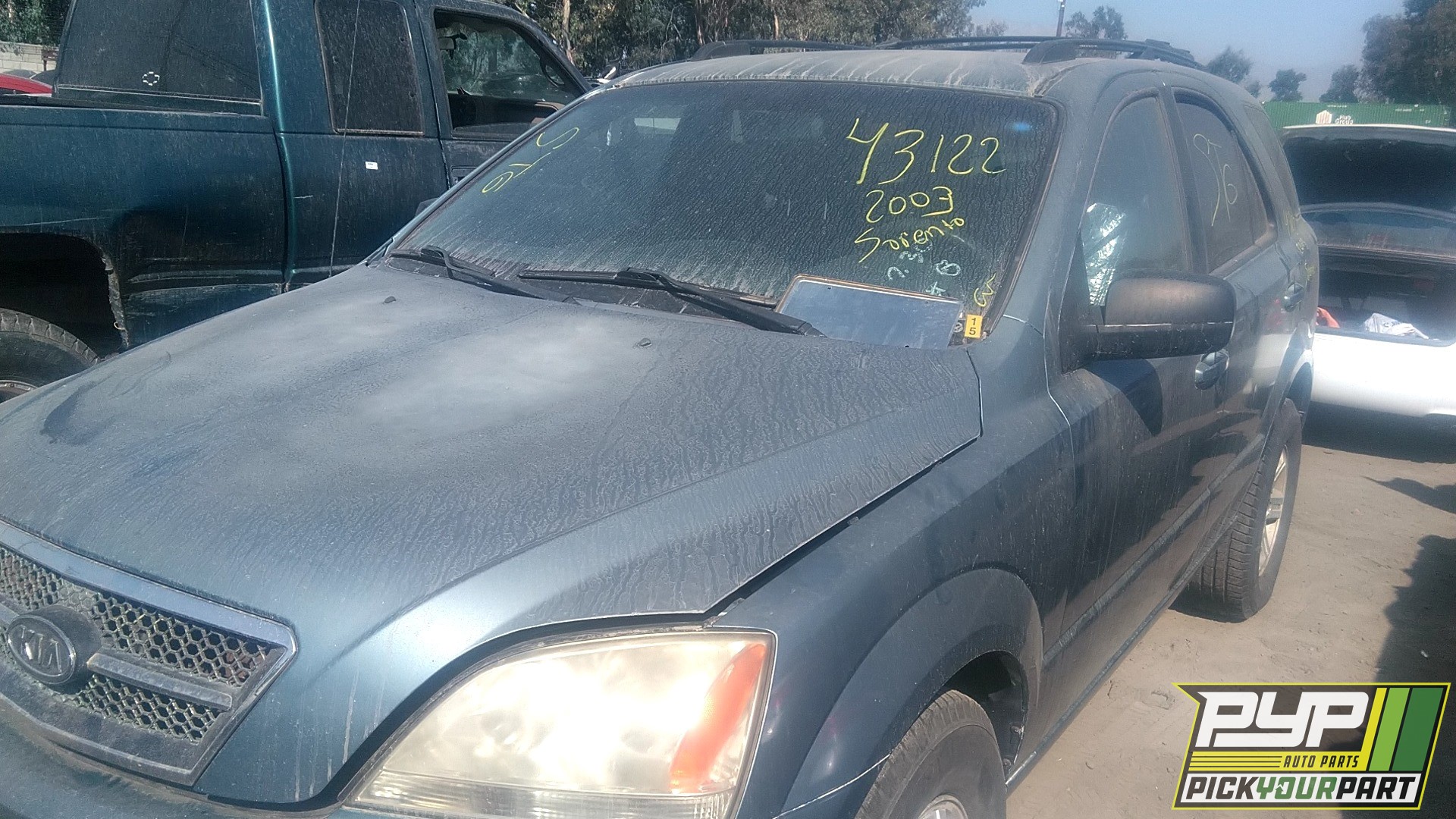 2003 KIA SORENTO partes disponibles