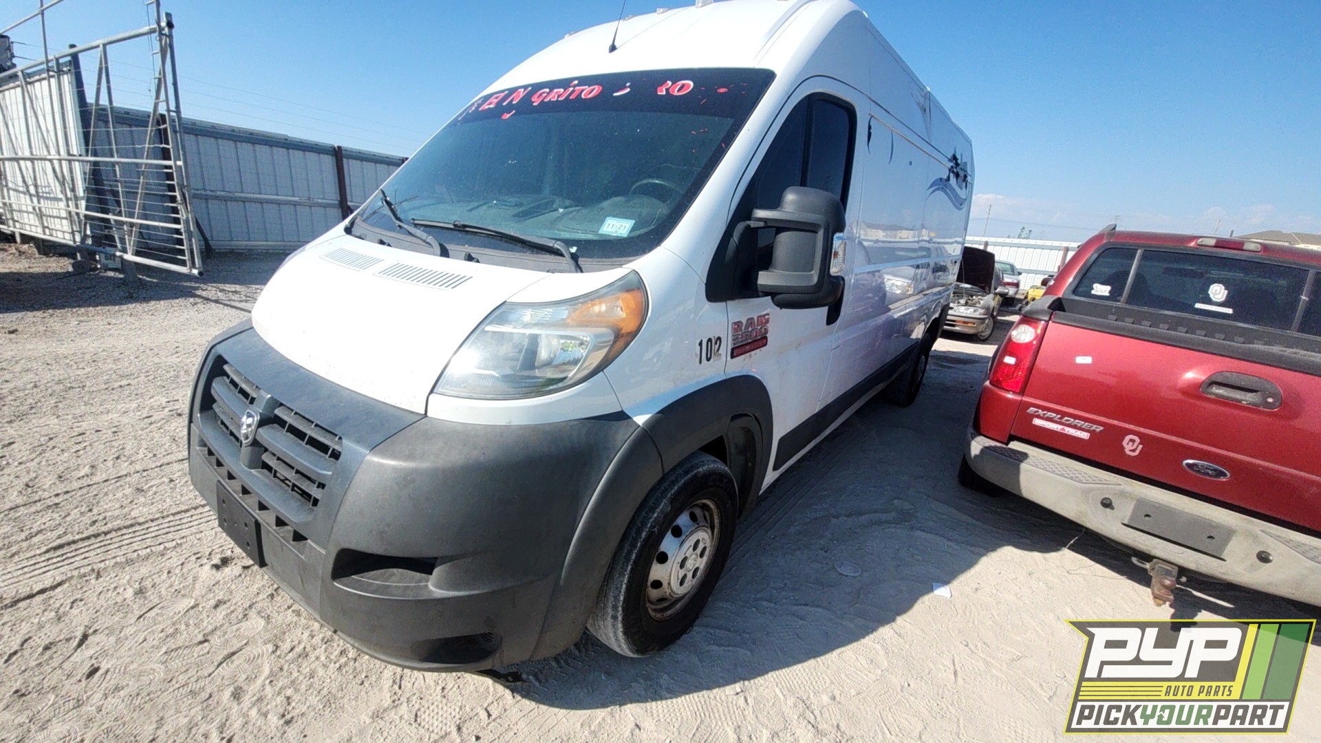 2014 RAM PROMASTER 2500 partes disponibles