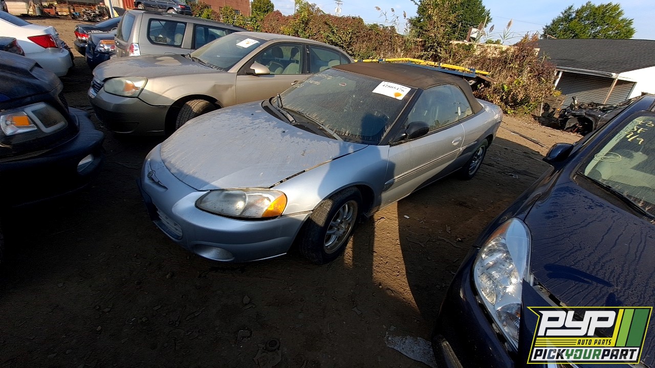 2003 CHRYSLER SEBRING available for parts