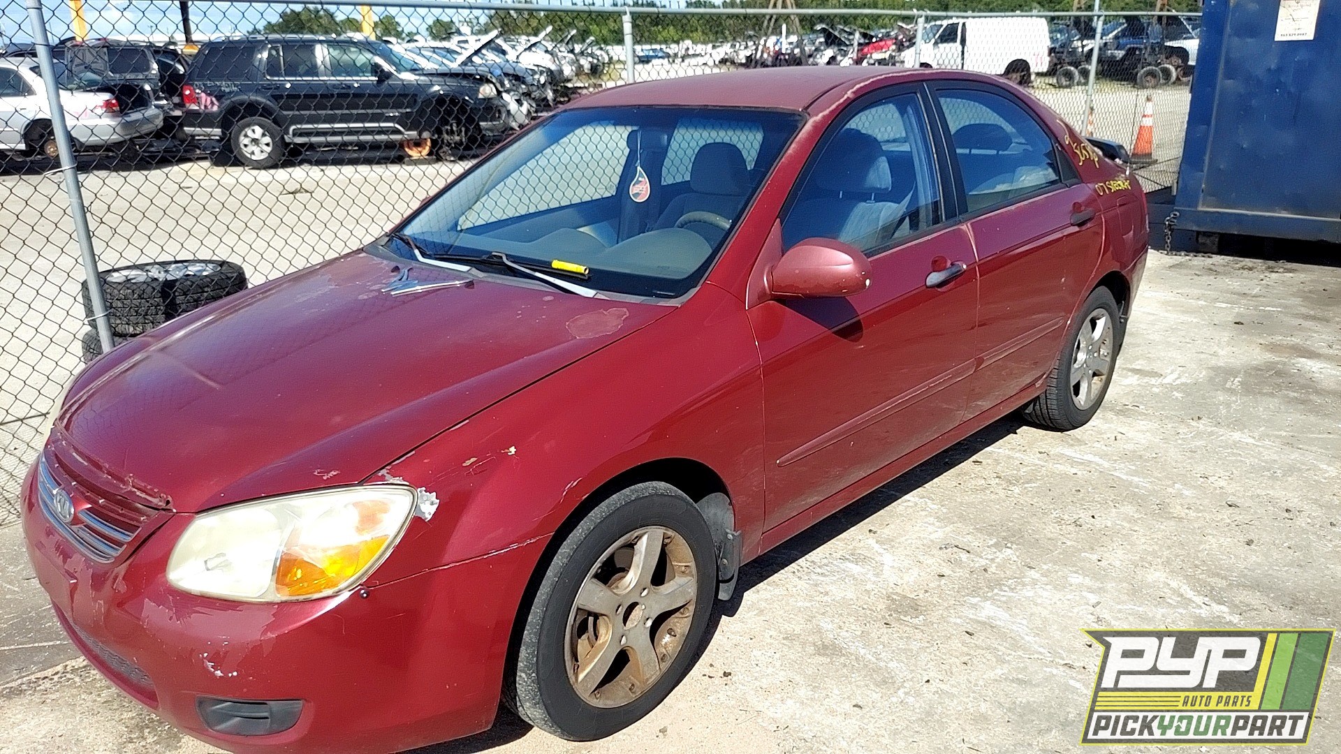 2007 KIA SPECTRA available for parts
