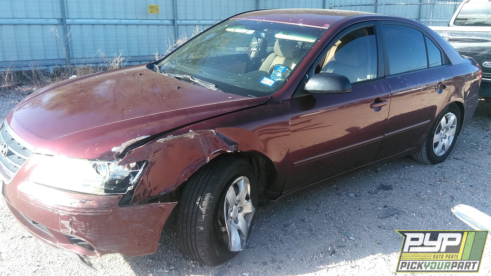 2009 HYUNDAI SONATA partes disponibles