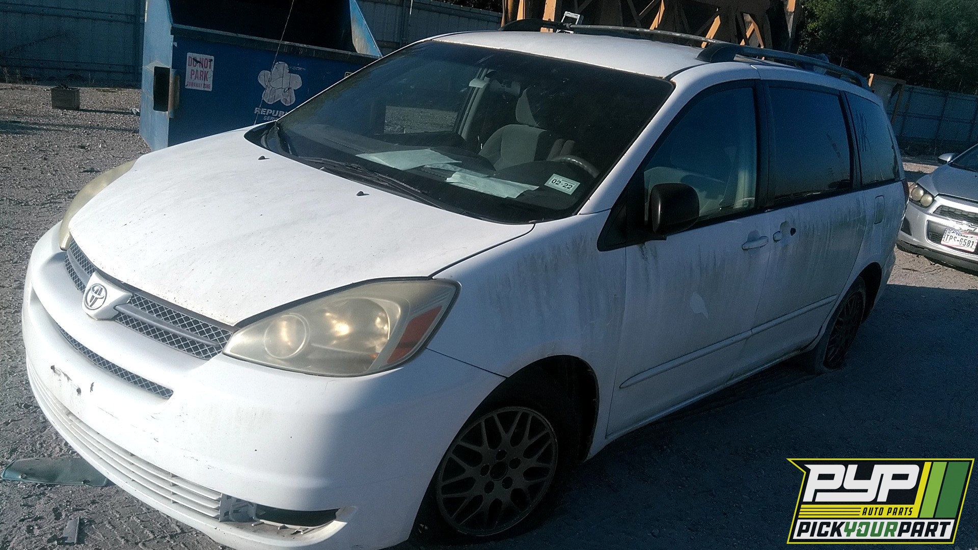 2005 TOYOTA SIENNA partes disponibles