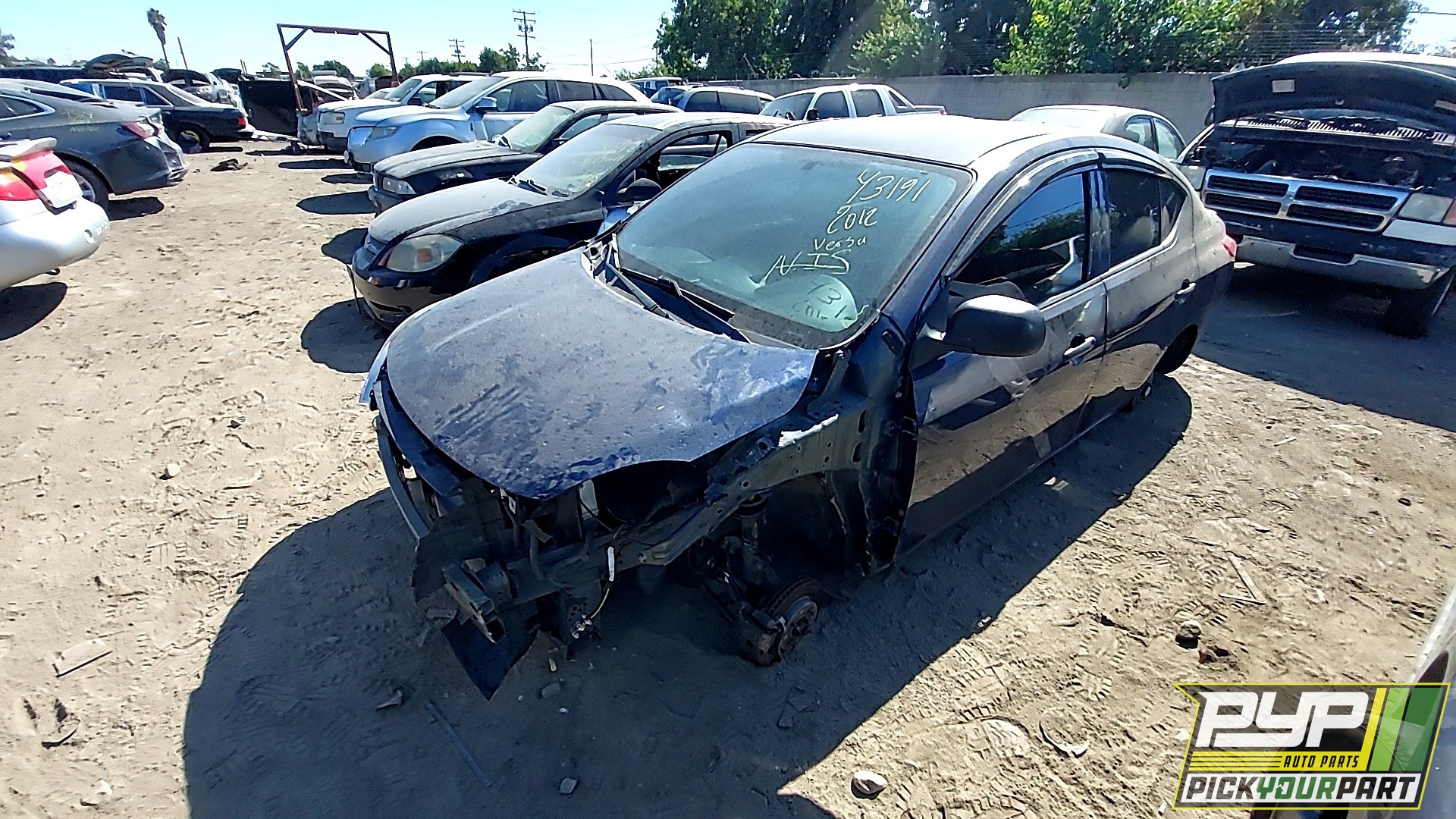 2012 NISSAN VERSA partes disponibles