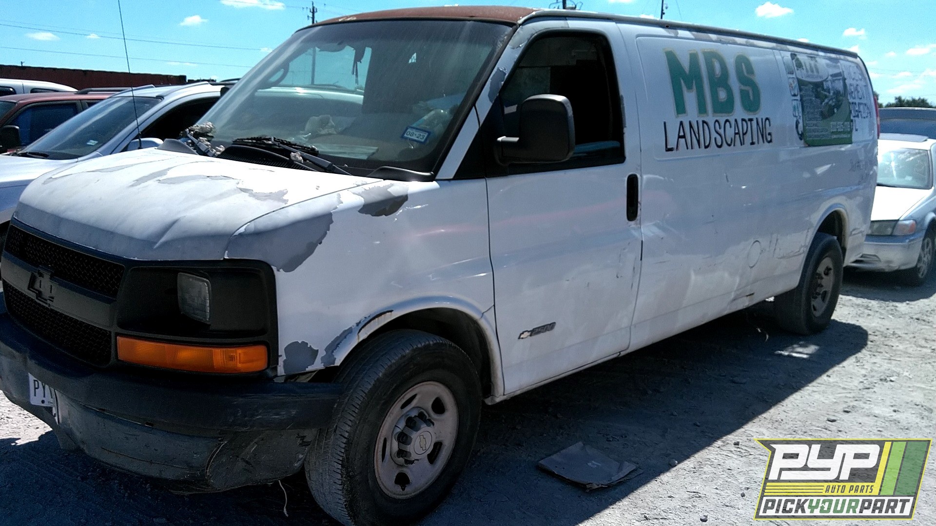 2005 CHEVROLET EXPRESS 2500 partes disponibles