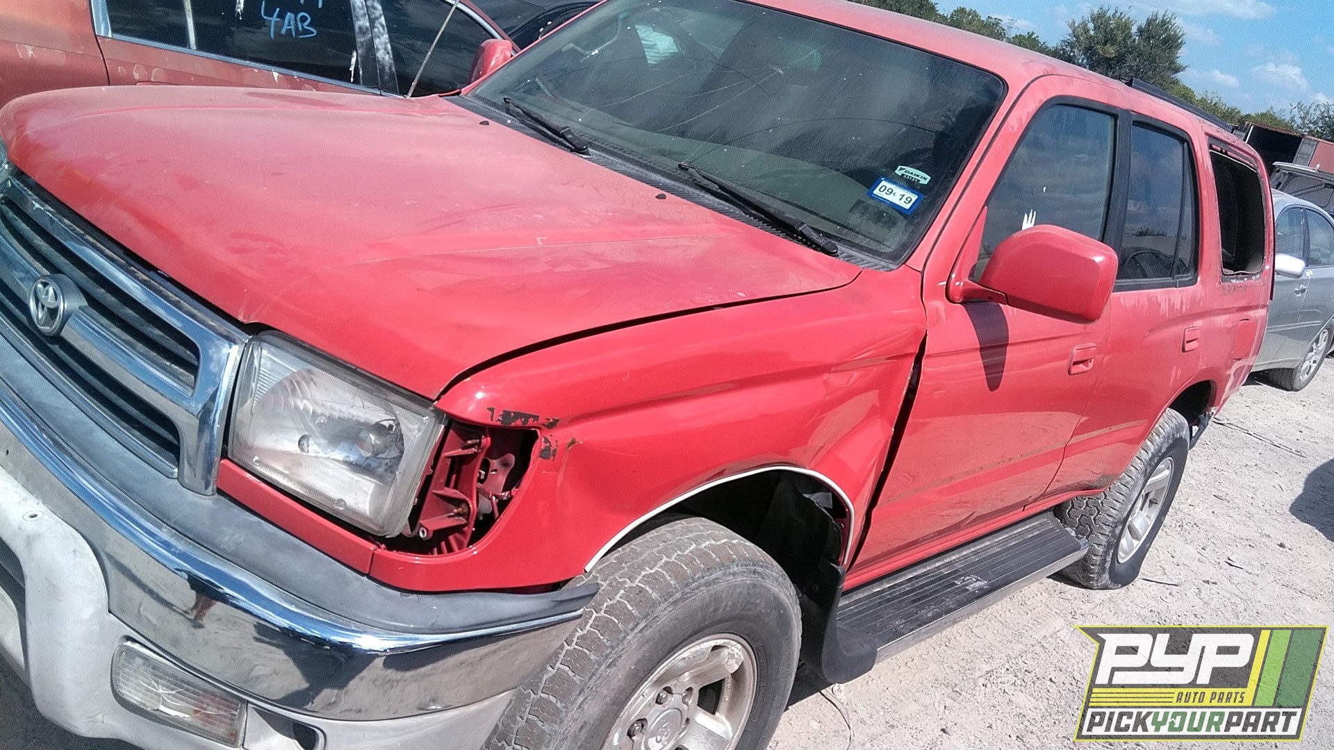 2000 TOYOTA 4RUNNER partes disponibles