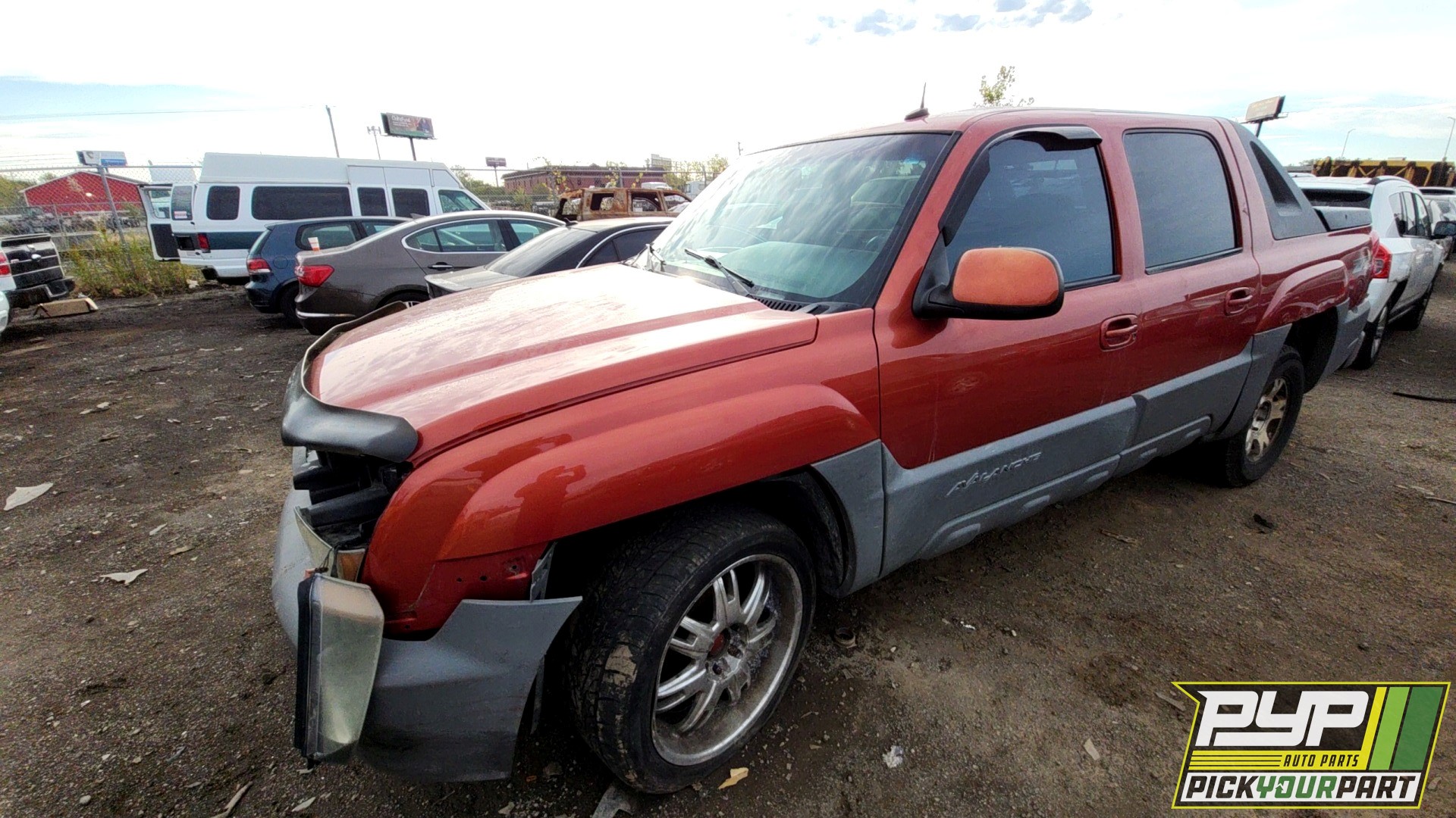 2002 CHEVROLET AVALANCHE 1500 partes disponibles
